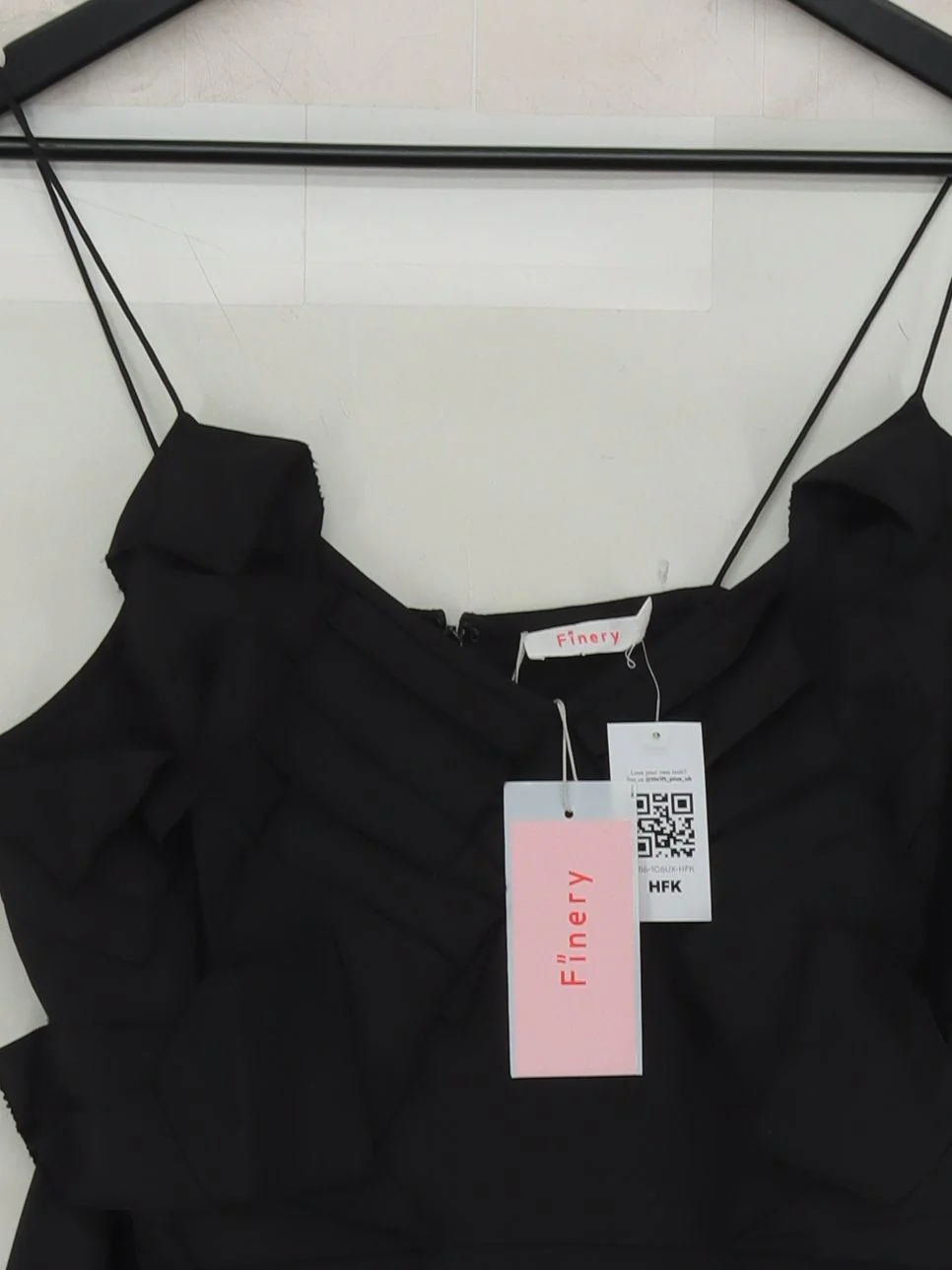 Finery Mini Dress UK12 in Black - Image 3