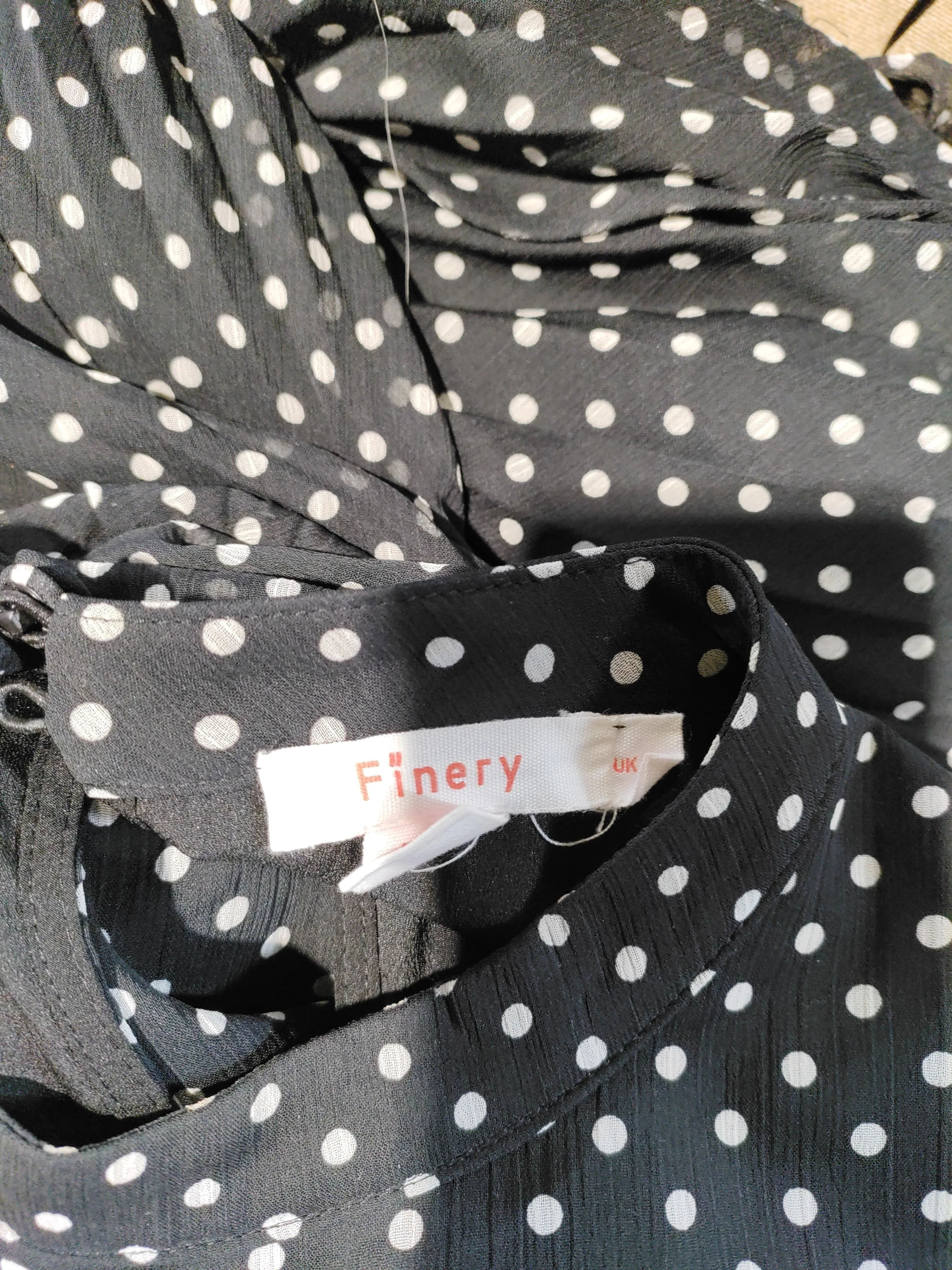 Finery Shirt Midi Dress UK16 in Black - Image 5