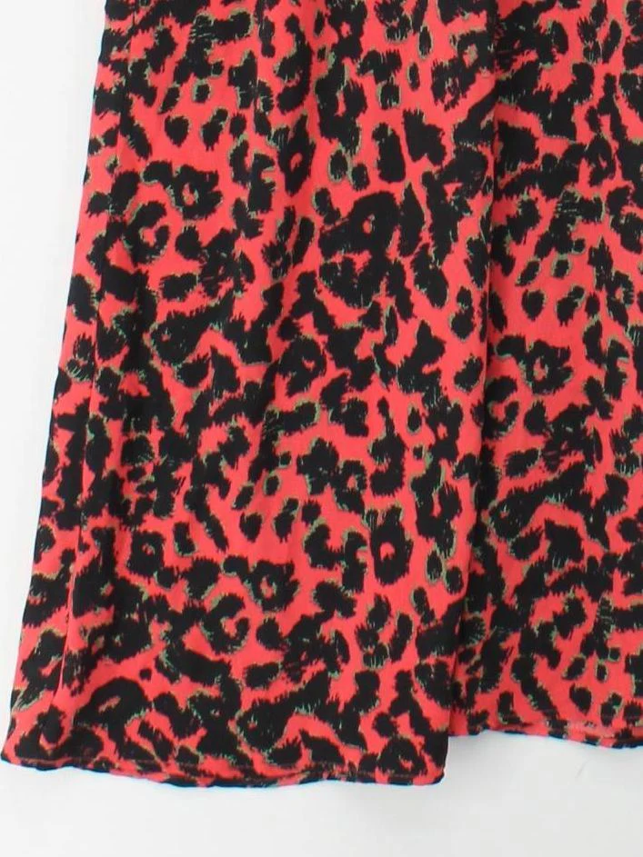 Finery Shirt Midi Dress UK24 in Red - Image 4