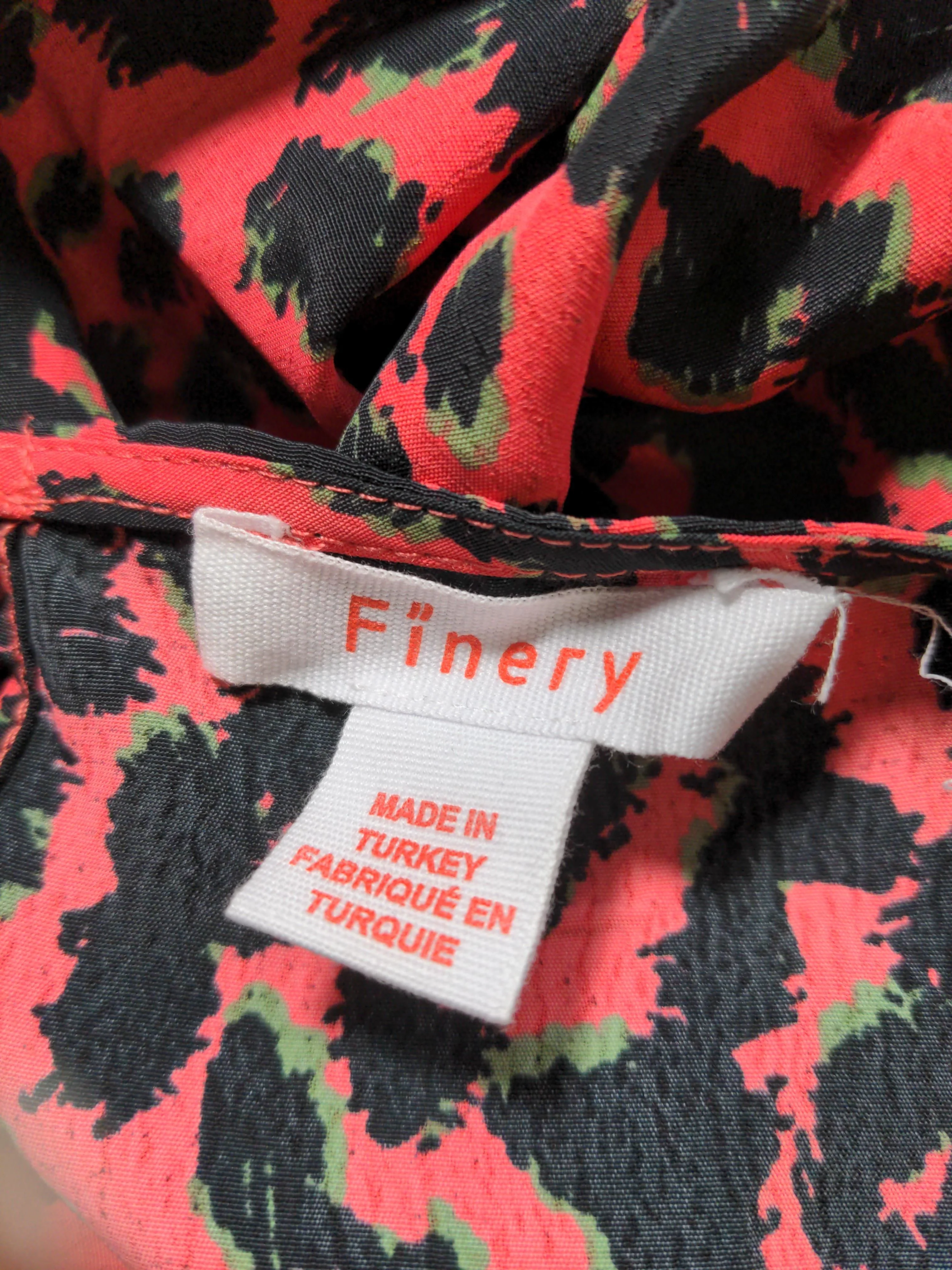 Finery Shirt Midi Dress UK24 in Red - Image 5