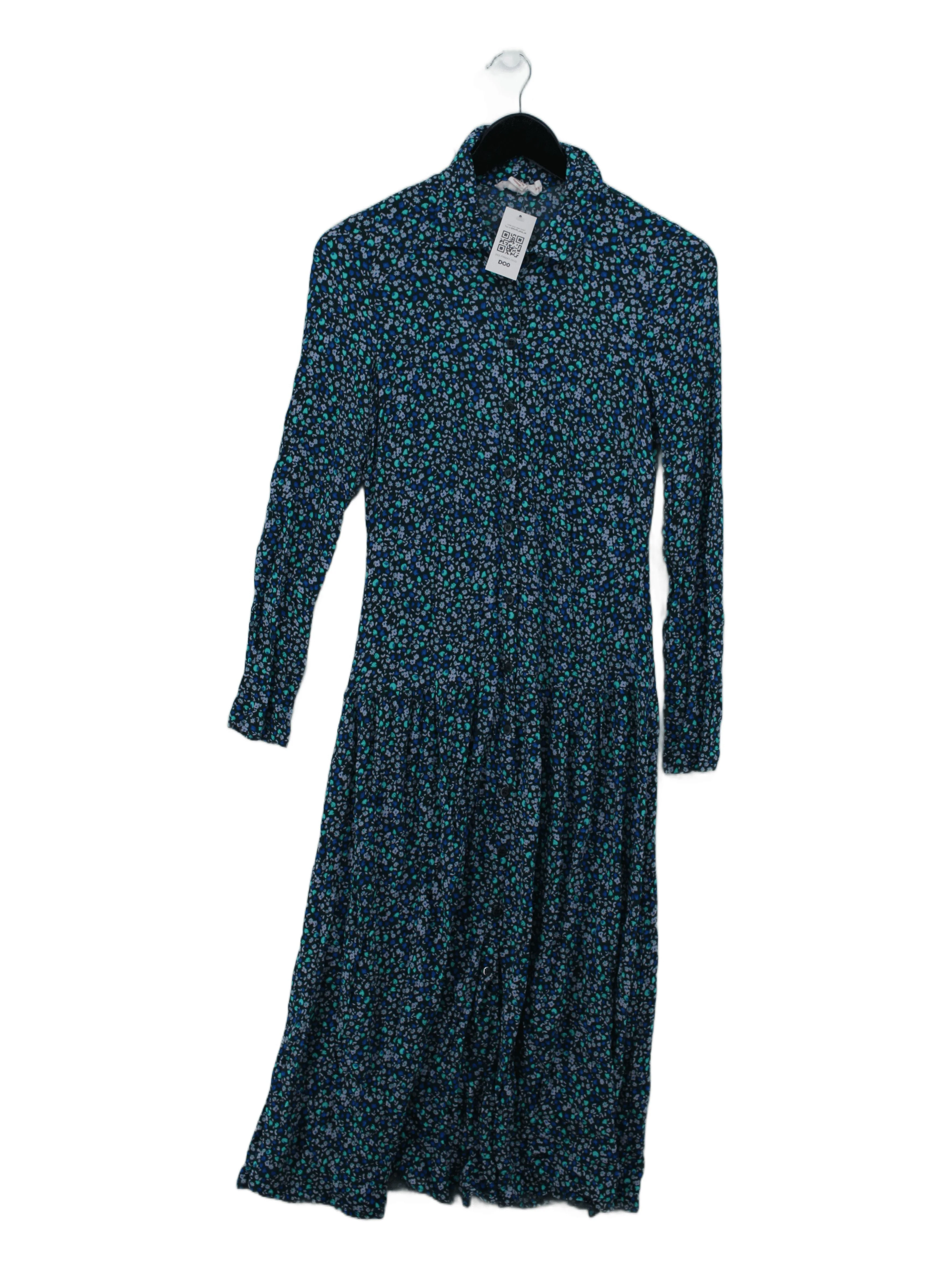 Finery Shirt Midi Dress UK6 in Blue