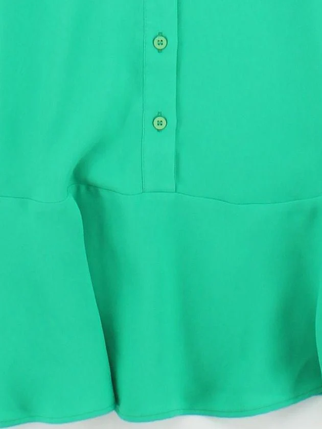 Finery Shirt Mini Dress UK10 in Green - Image 4