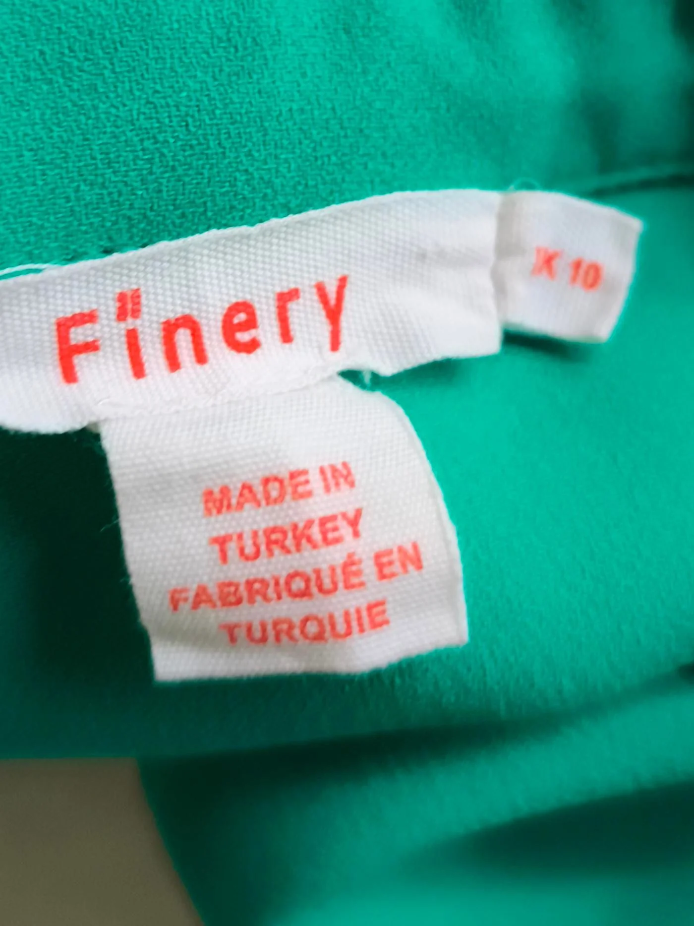 Finery Shirt Mini Dress UK10 in Green - Image 5