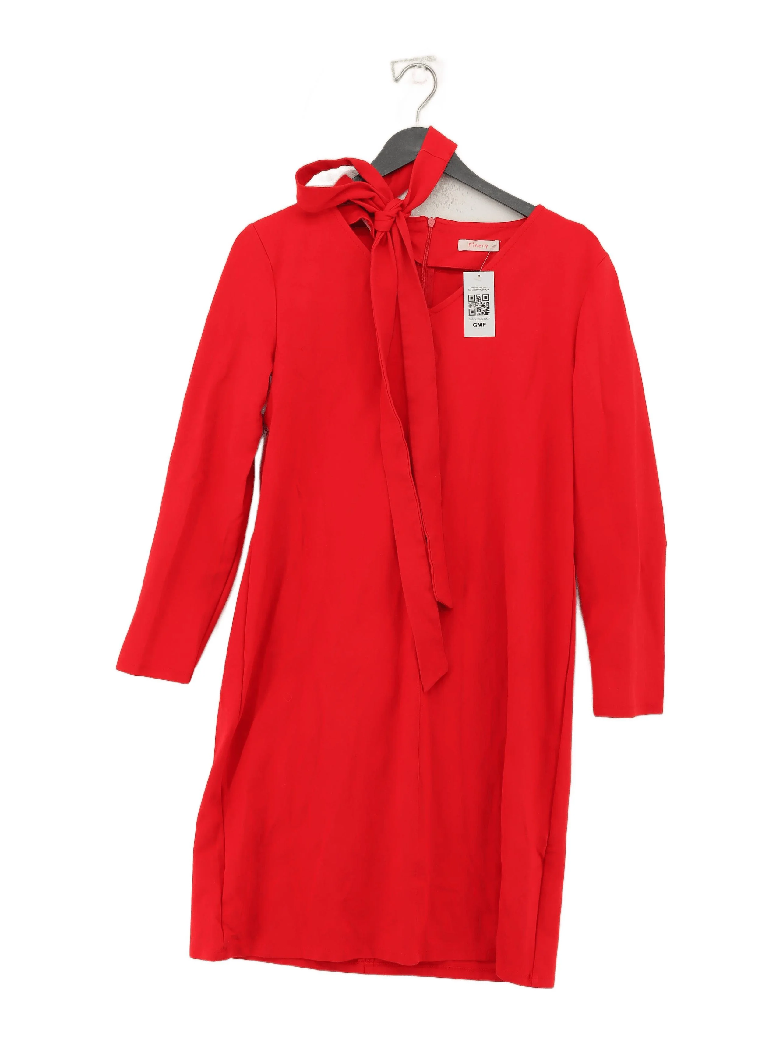 Finery Shirt Mini Dress UK10 in Red