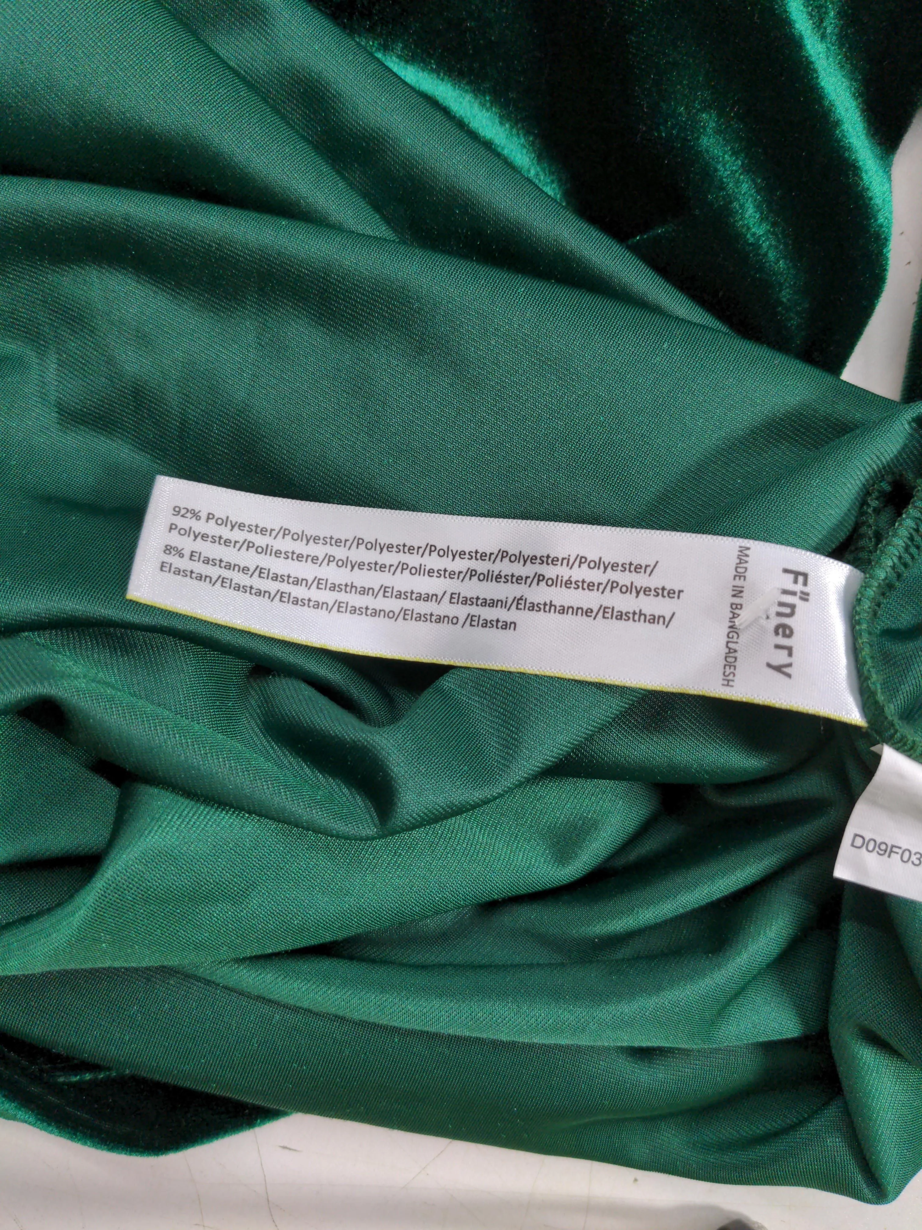 Finery T-Shirt Mini Dress UK16 in Green - Image 6