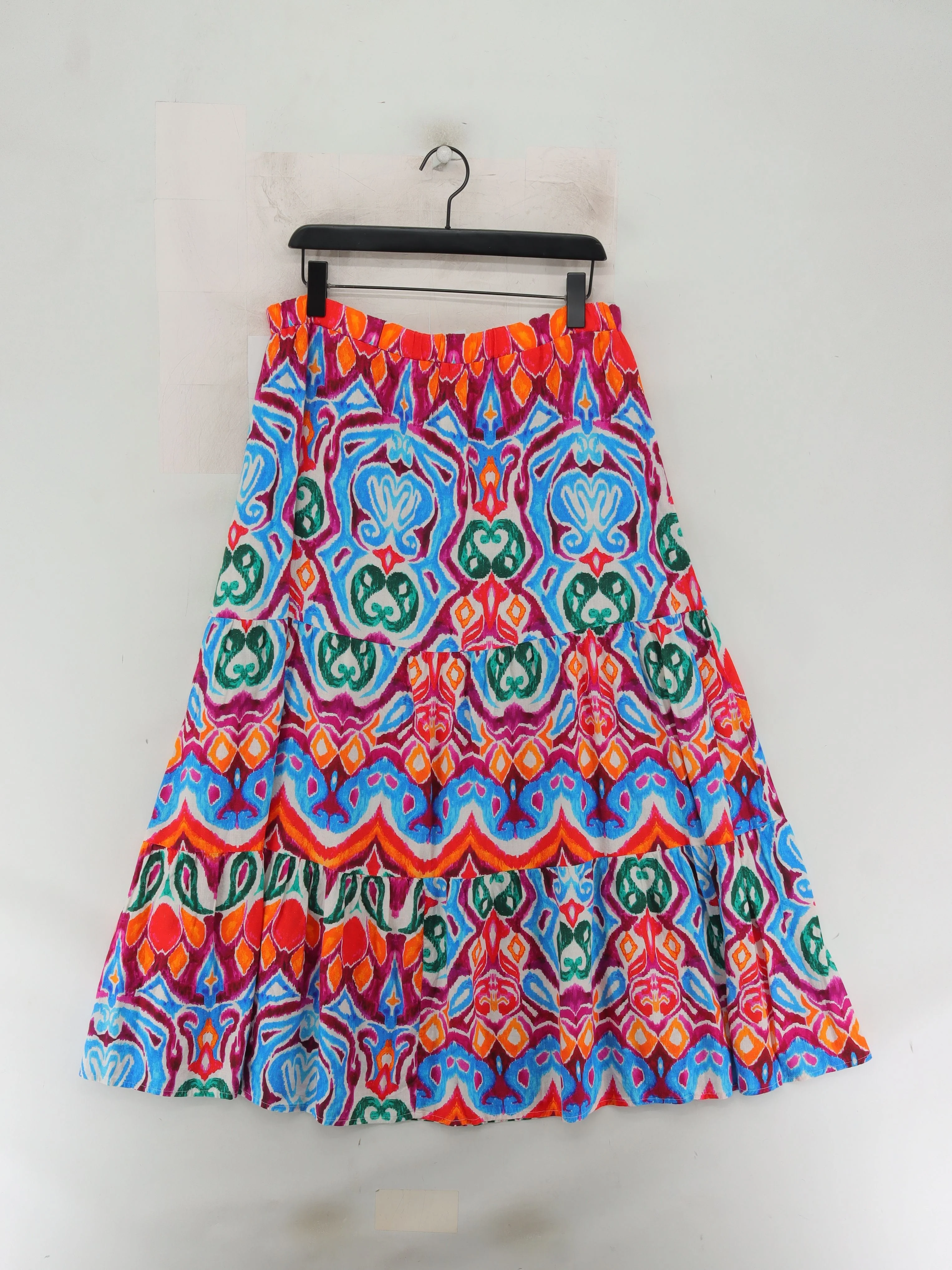 Finery Women's Maxi Skirt M Multi Linen with Viscose Long Maxi - Image 2