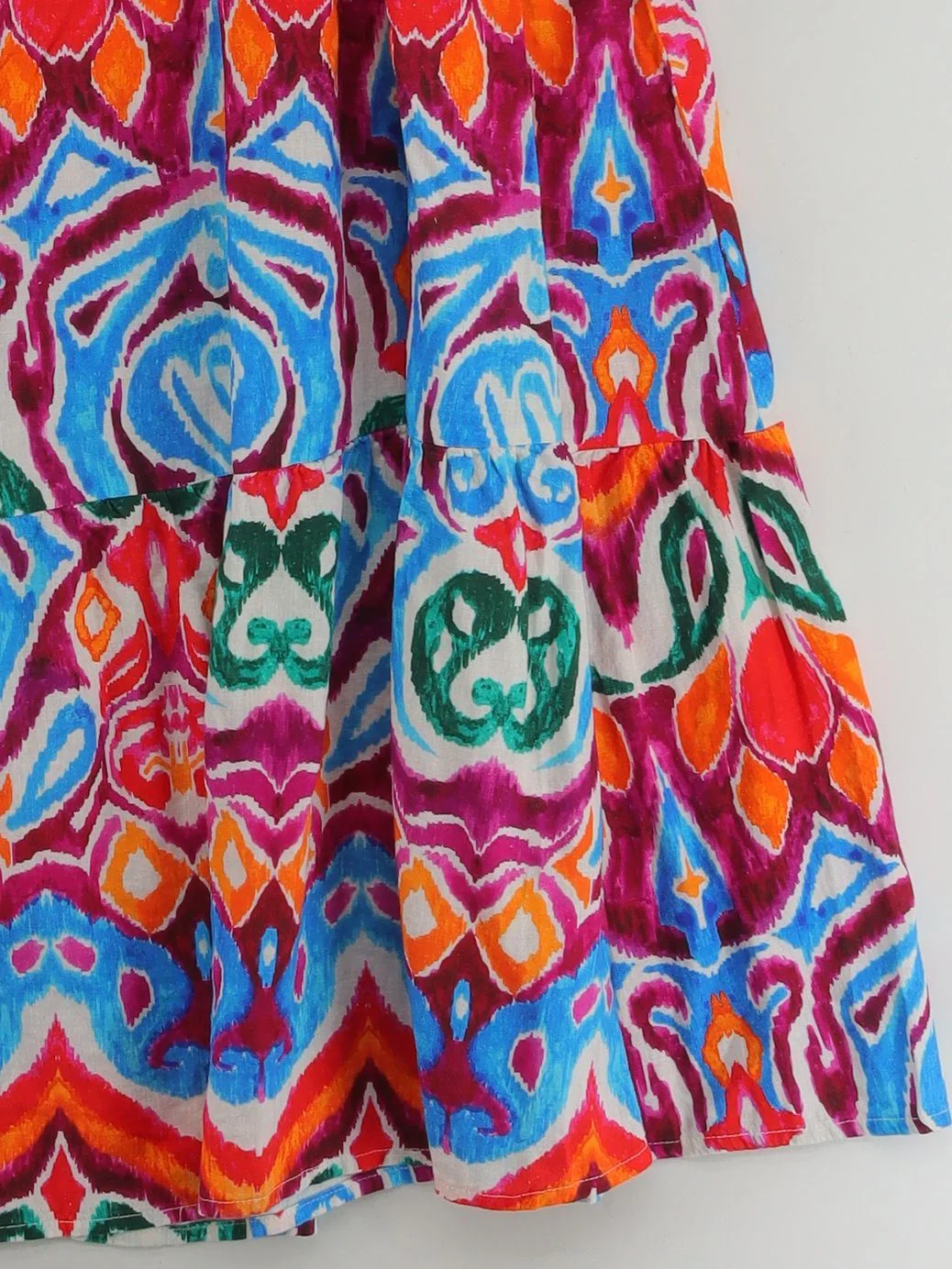 Finery Women's Maxi Skirt M Multi Linen with Viscose Long Maxi - Image 4
