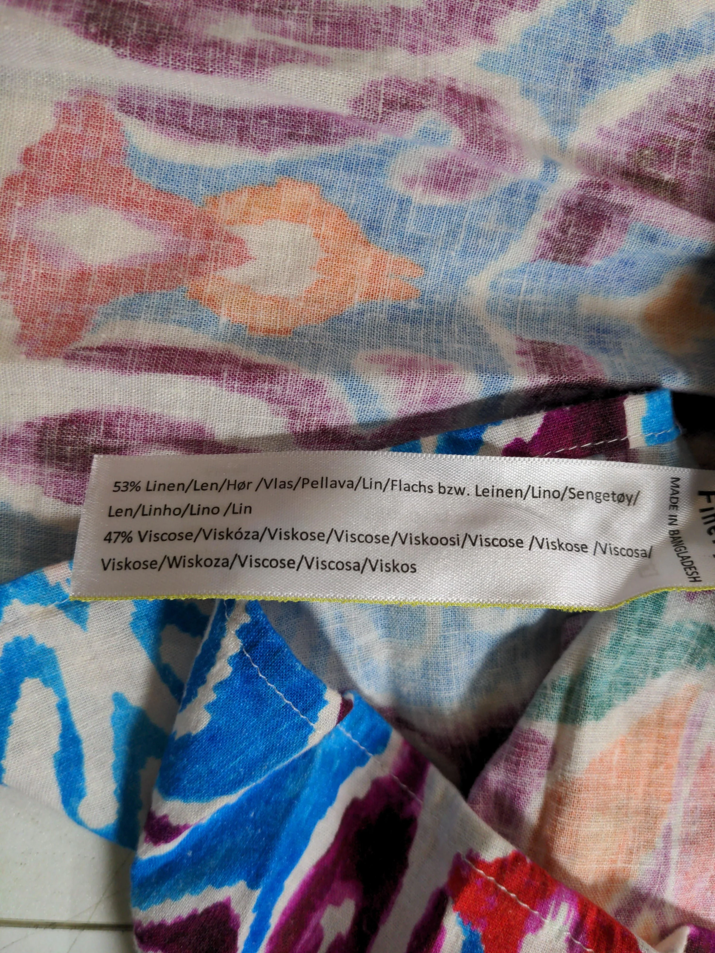 Finery Women's Maxi Skirt M Multi Linen with Viscose Long Maxi - Image 6