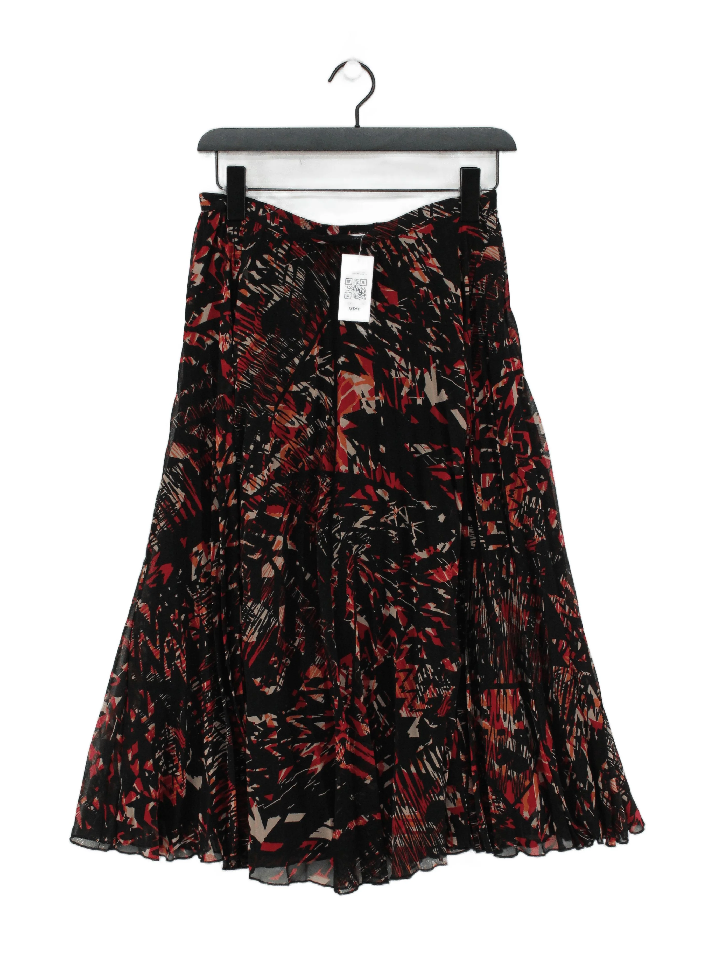 Finery Women's Midi Skirt UK 8 Multi 100% Polyester Midi Pleated