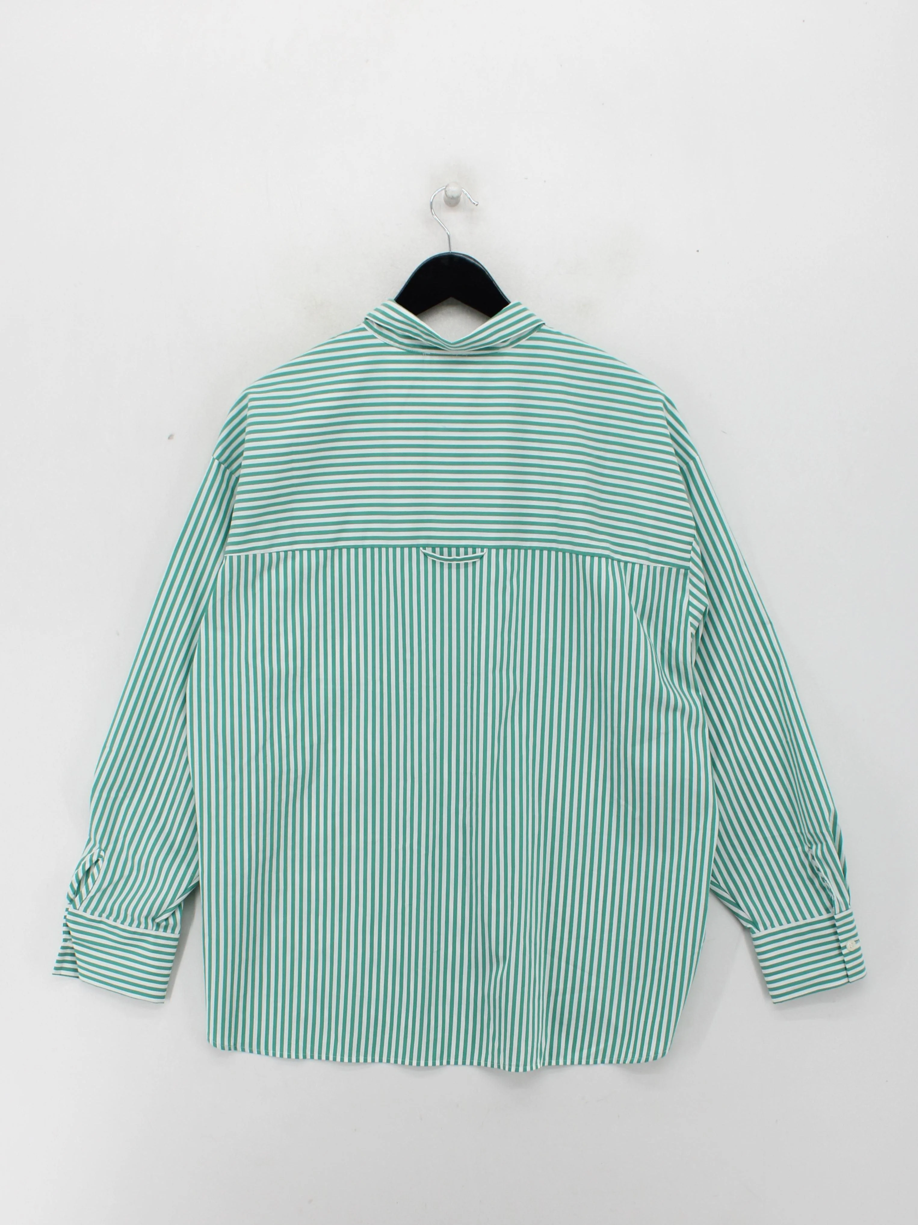 Finery Women's Shirt UK 16 Green Cotton with Polyester, Elastane Basic - Image 2