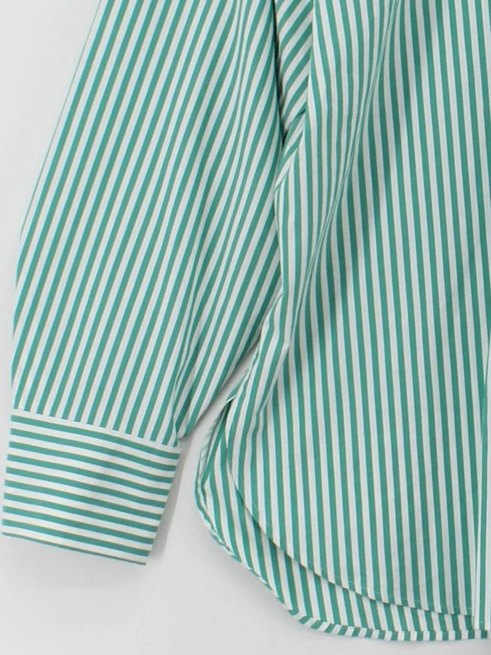 Finery Women's Shirt UK 16 Green Cotton with Polyester, Elastane Basic - Image 4