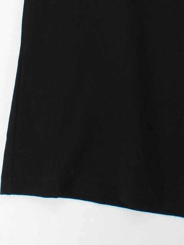 Finery Women's Trousers UK 18 Black 100% Other Wide-Leg Sweatpants - Image 4