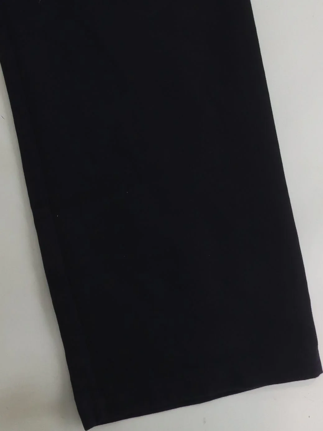 Finery Women's Trousers UK 20 Black Cotton with Polyester Wide-Leg Chino - Image 4