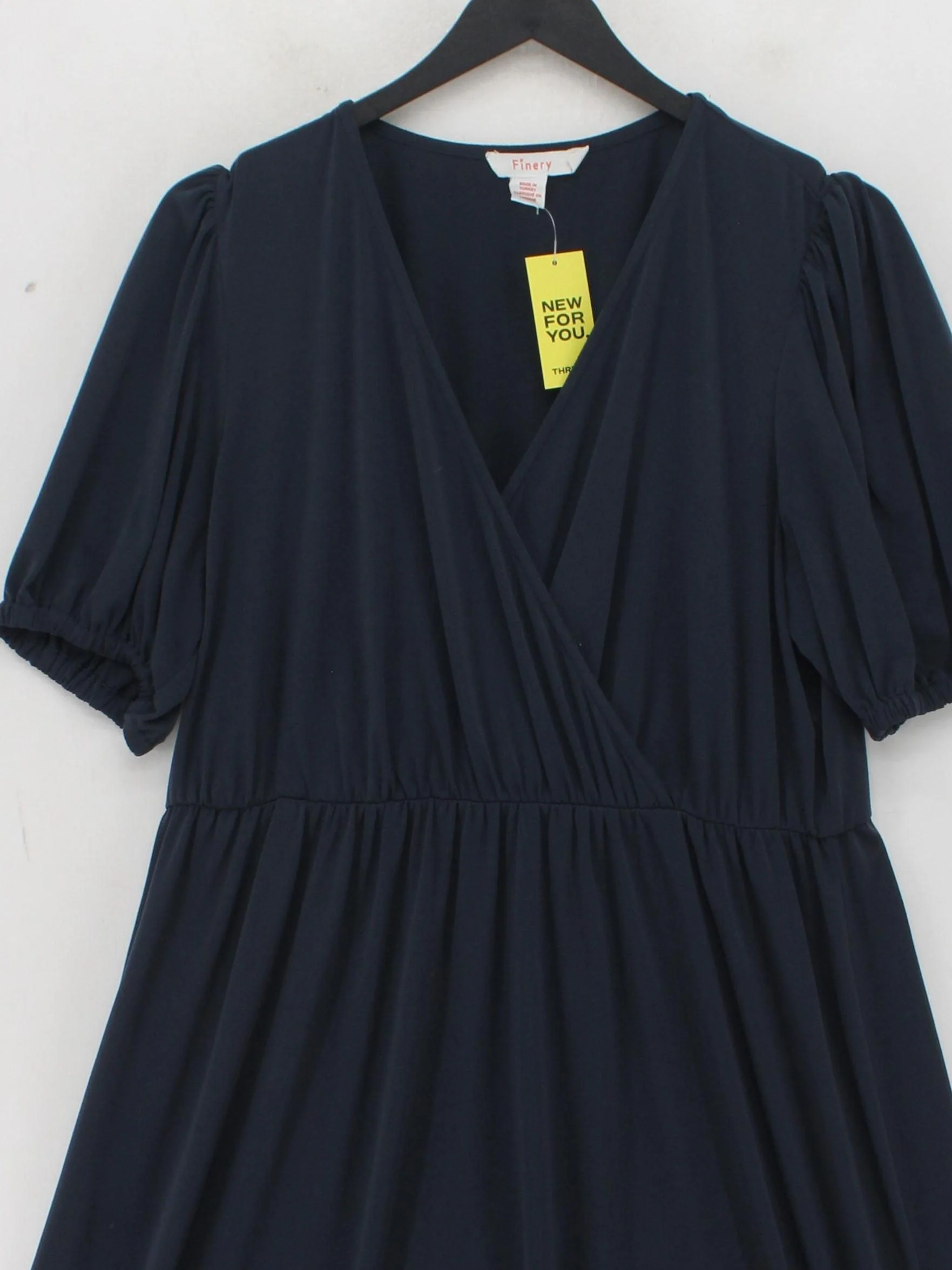 Finery Wrap Midi Dress UK16 in Blue - Image 3