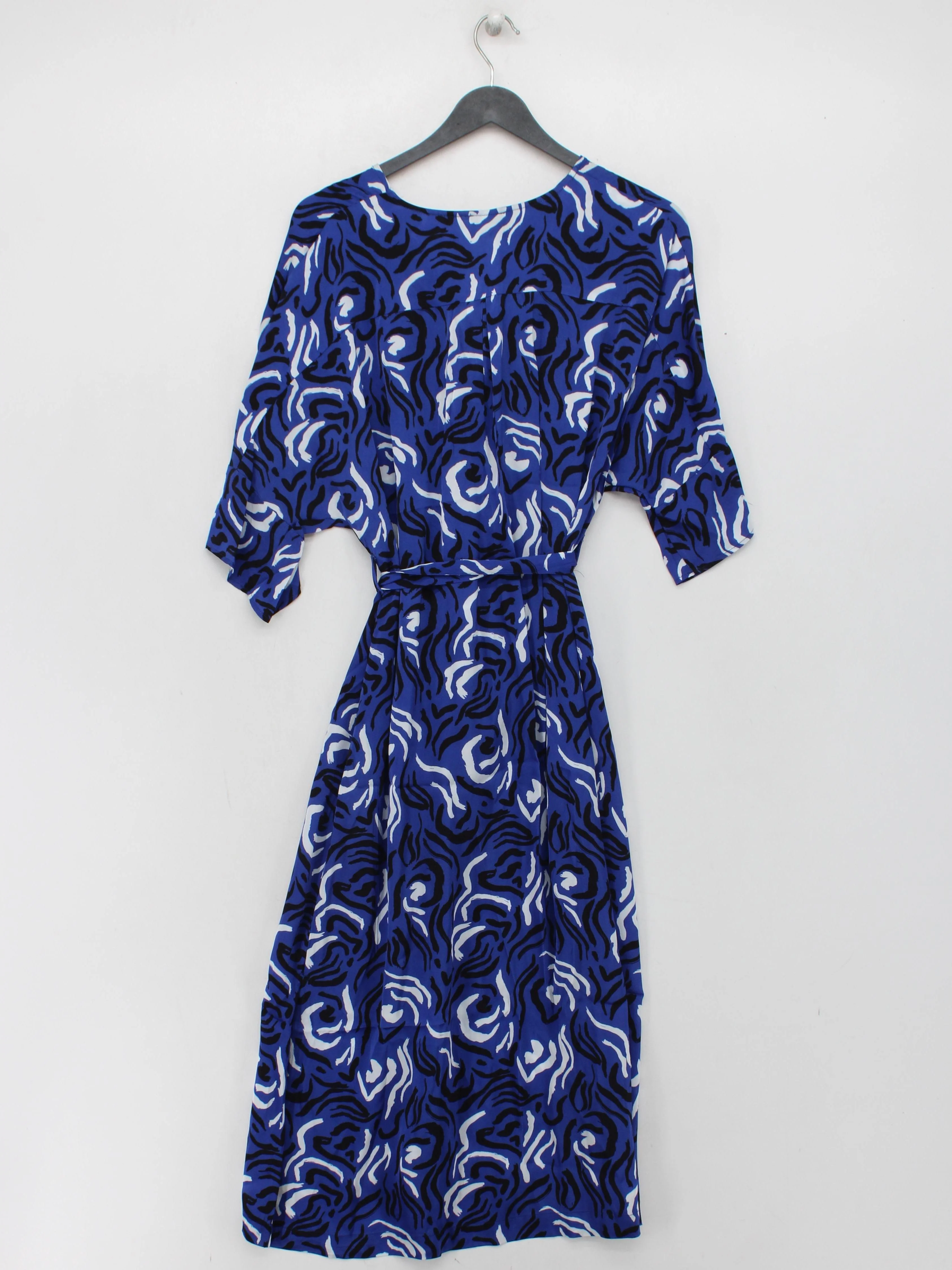 Finery Wrap Midi Dress UK8 in Blue - Image 2