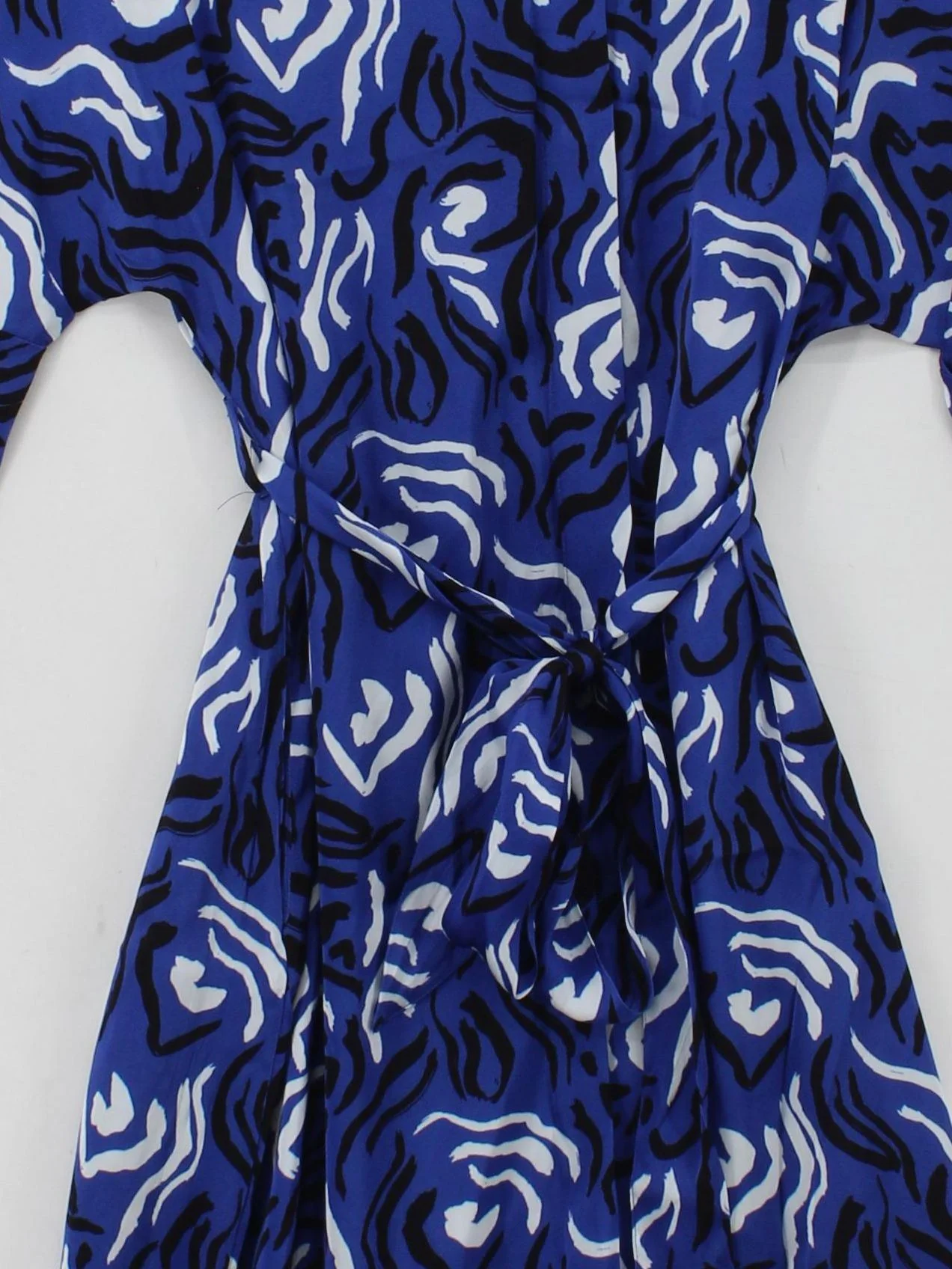 Finery Wrap Midi Dress UK8 in Blue - Image 3