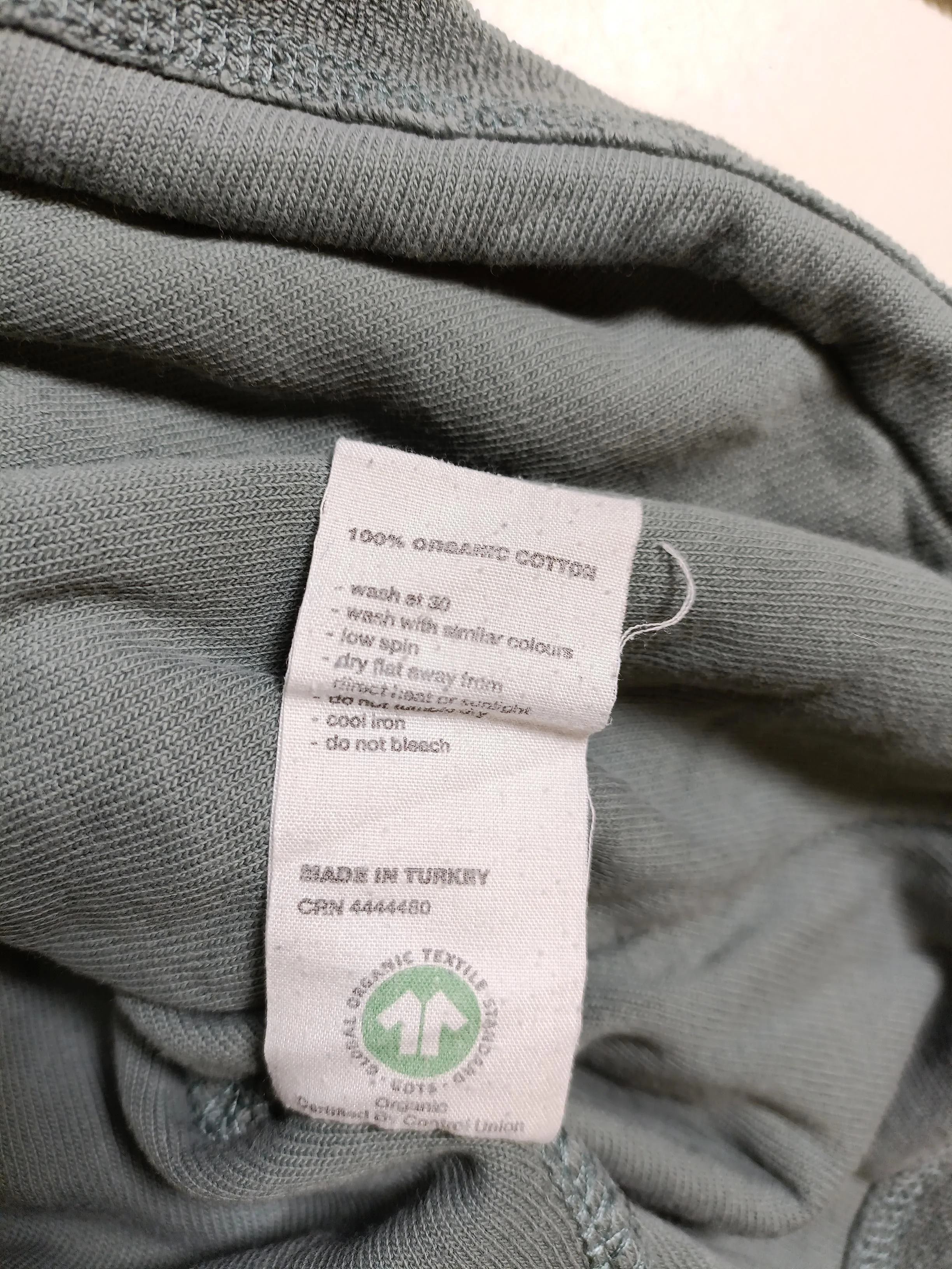 Finisterre Men's Hoodie L Green 100% Cotton Pullover - Image 6