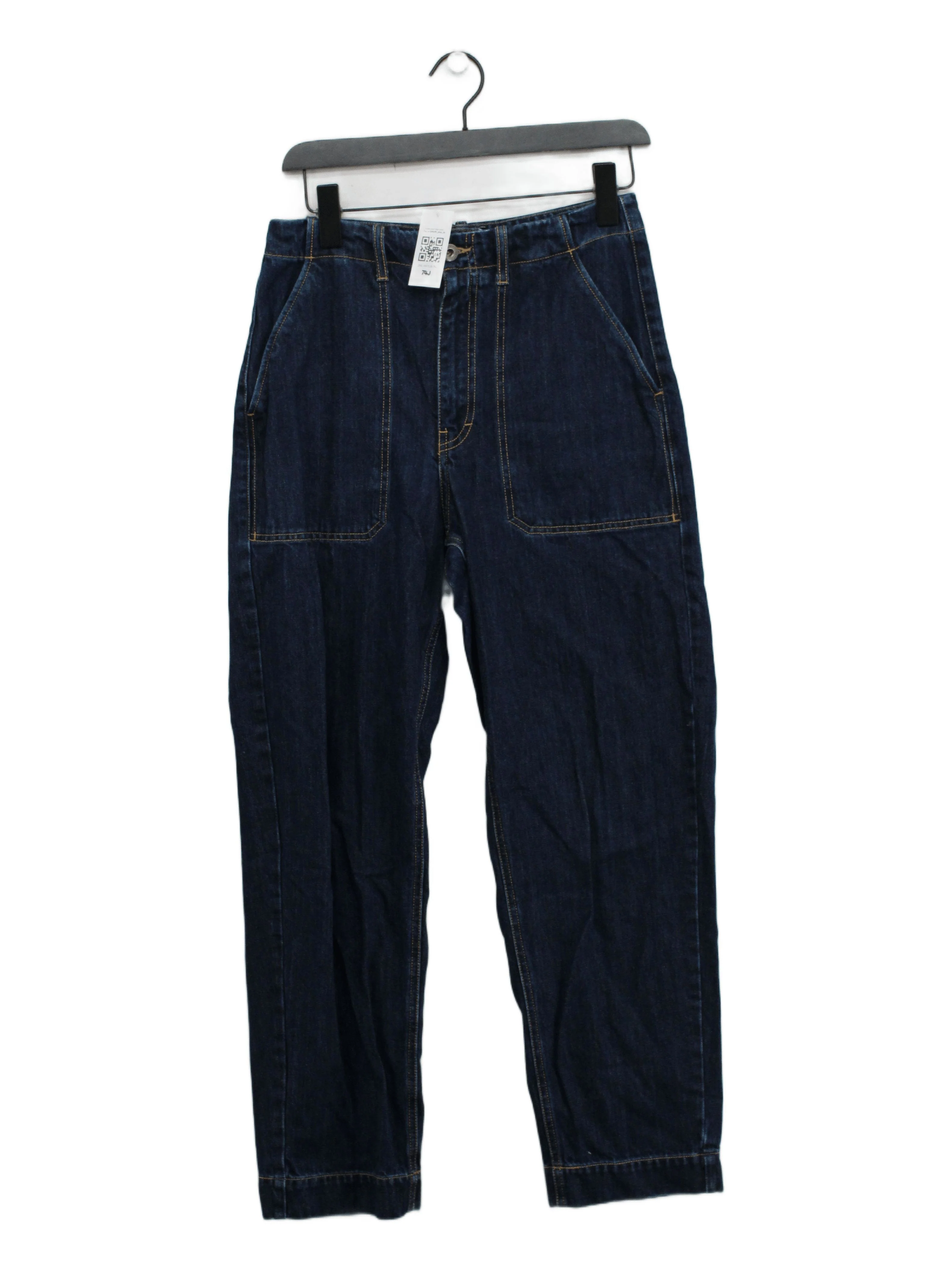 Finisterre Men's Jeans M Blue 100% Cotton Wide-Leg