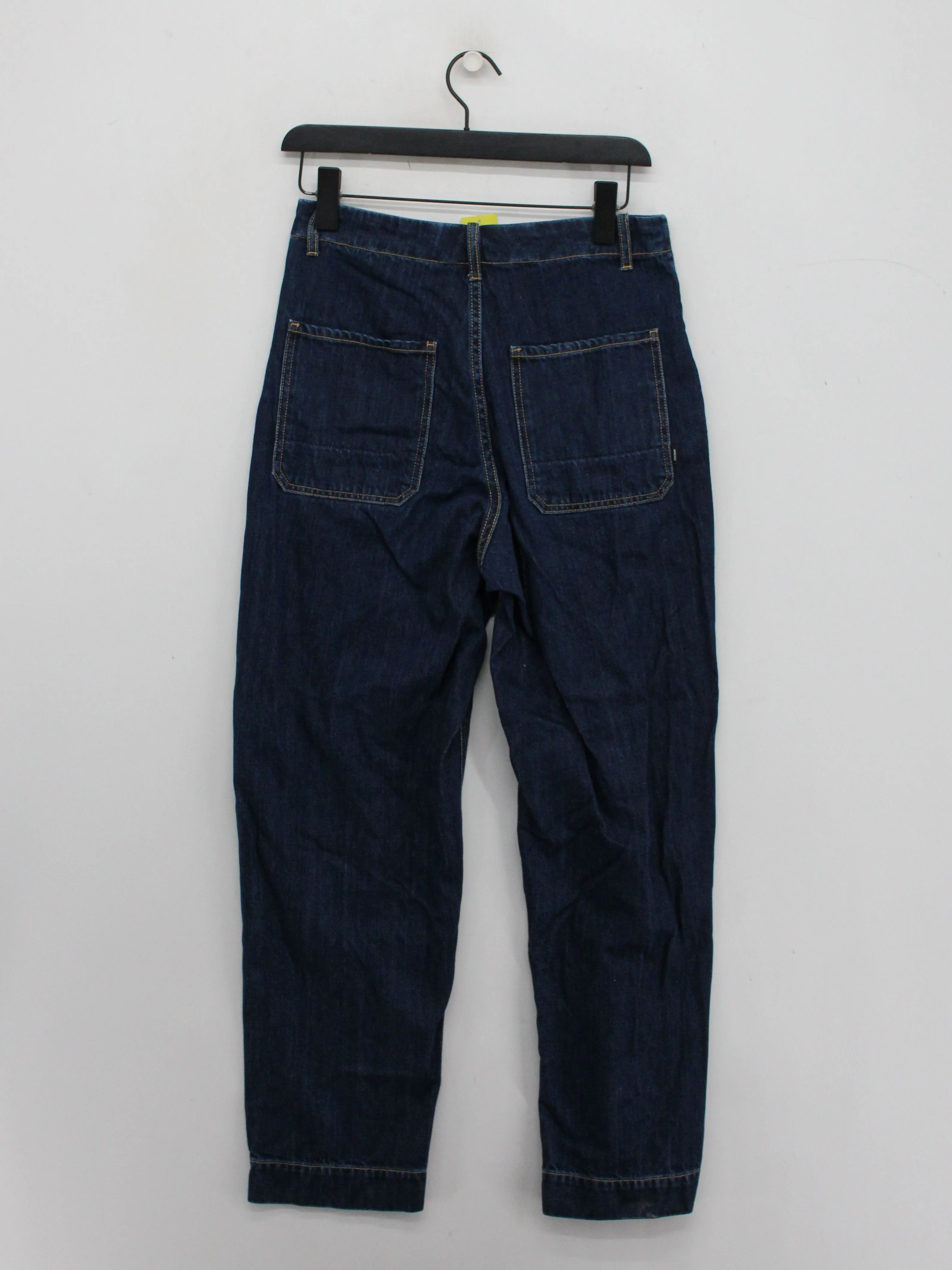 Finisterre Men's Jeans M Blue 100% Cotton Wide-Leg - Image 2