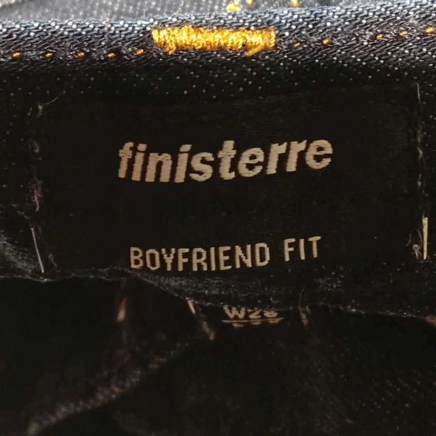 Finisterre Men's Jeans S Blue Cotton with Polyester, Elastane Boyfriend - Image 5