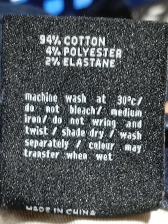 Finisterre Men's Jeans S Blue Cotton with Polyester, Elastane Boyfriend - Image 6