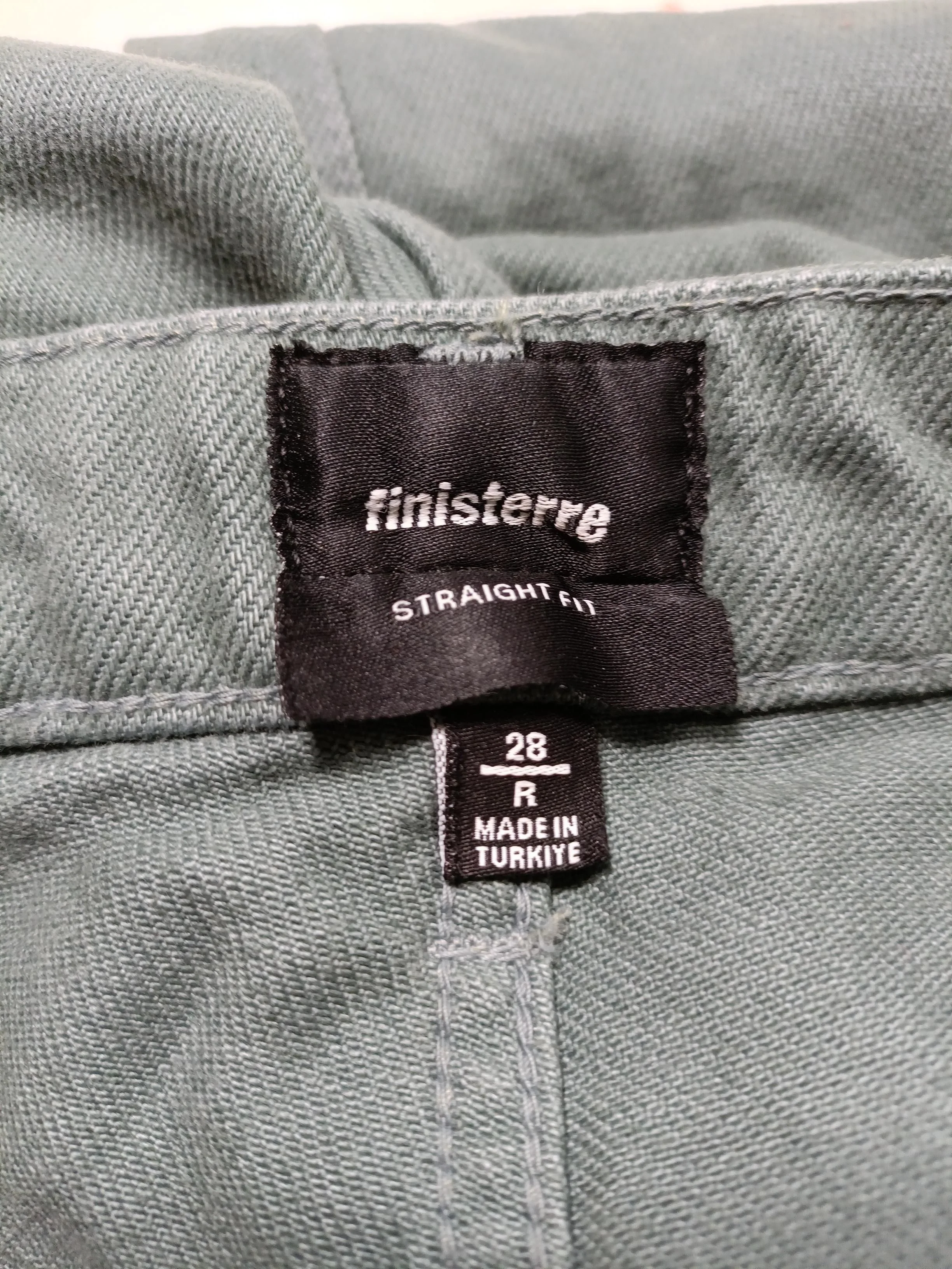 Finisterre Men's Trousers S Green 100% Cotton Straight Chino - Image 5