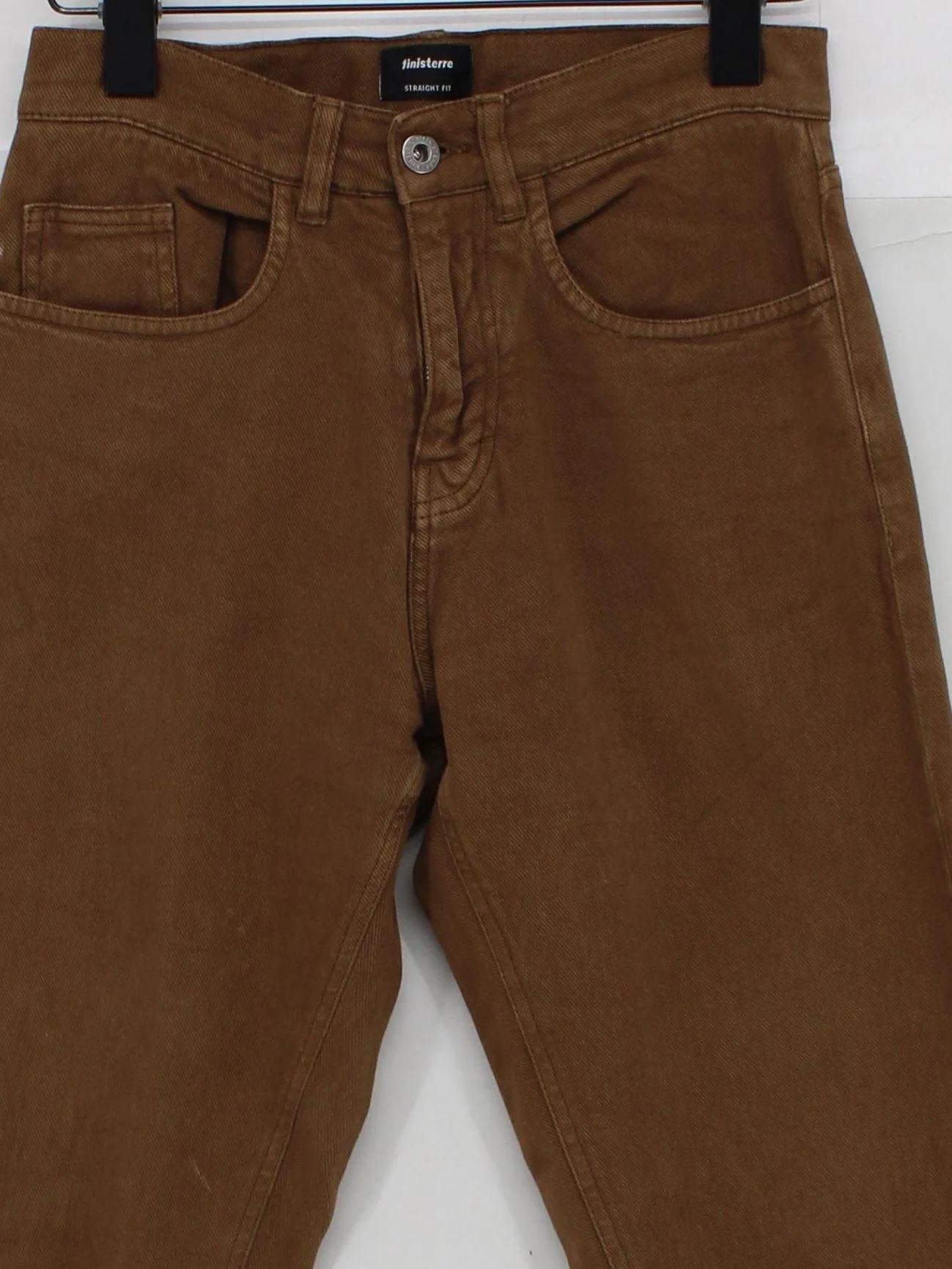 Finisterre Men's Trousers W 26 in Brown Cotton with Elastane Chino - Image 3