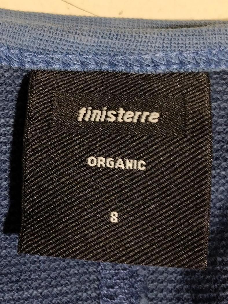 Finisterre Women's T-Shirt UK 8 Blue Lyocell Modal with Cotton Sleeveless Basic - Image 5