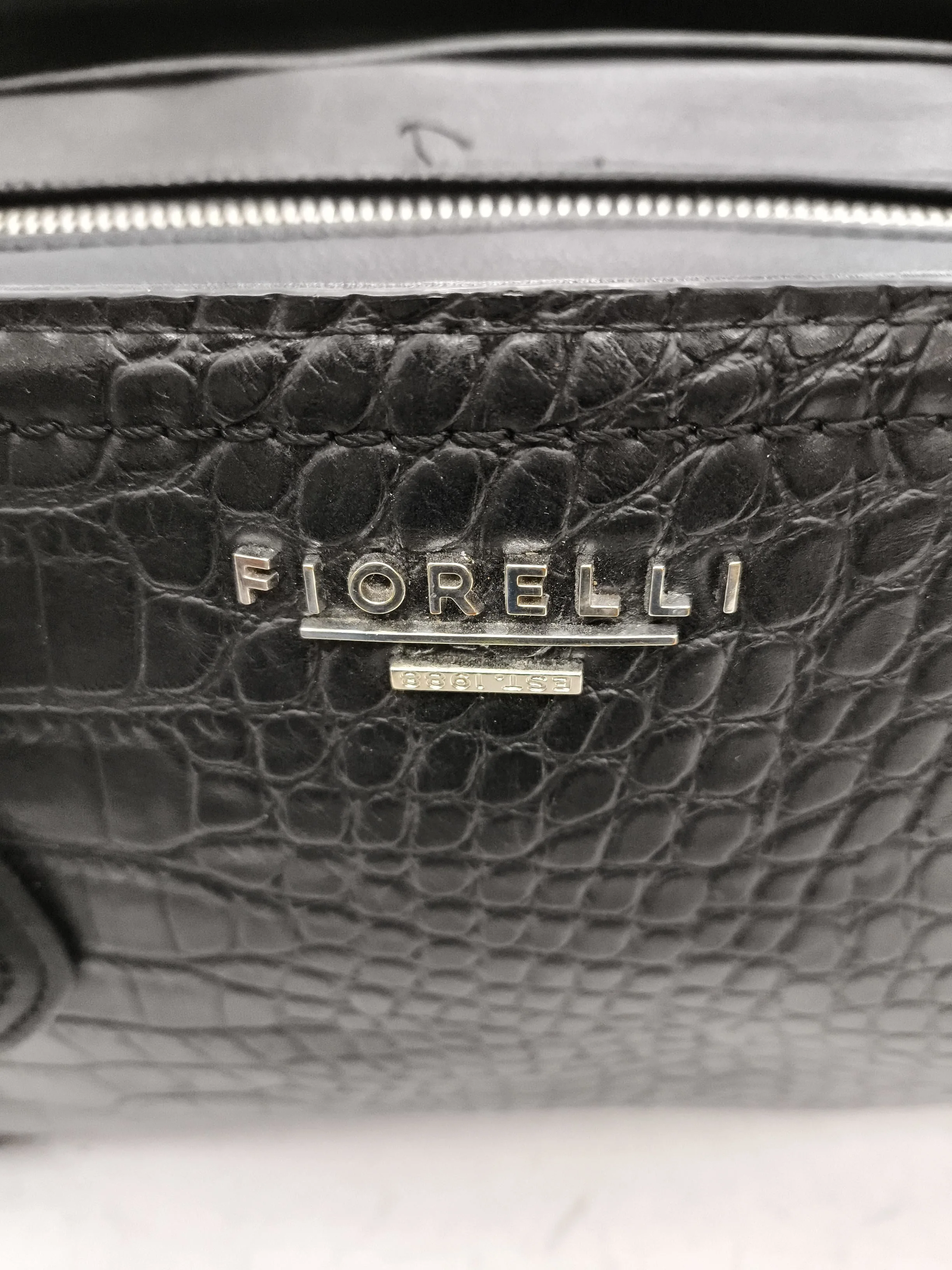 Fiorelli Women's Bag Black Animal Print 100% Faux Leather Shoulder Bag - Image 3