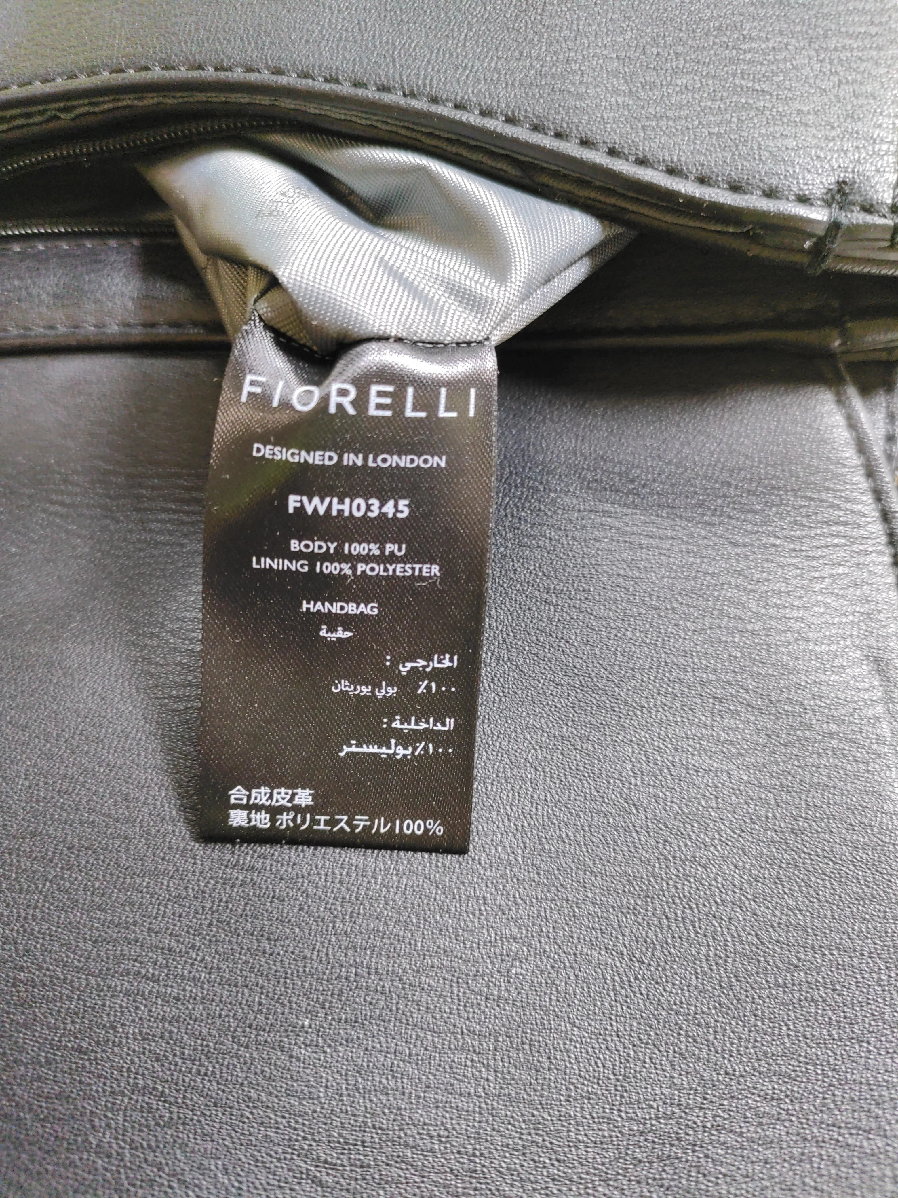 Fiorelli Women's Bag Black Faux Leather with Polyester Crossbody - Image 8