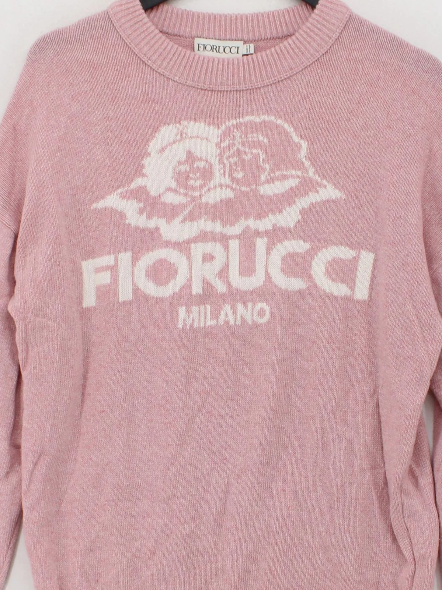 Fiorucci Women's Jumper XS Pink Wool - Image 3