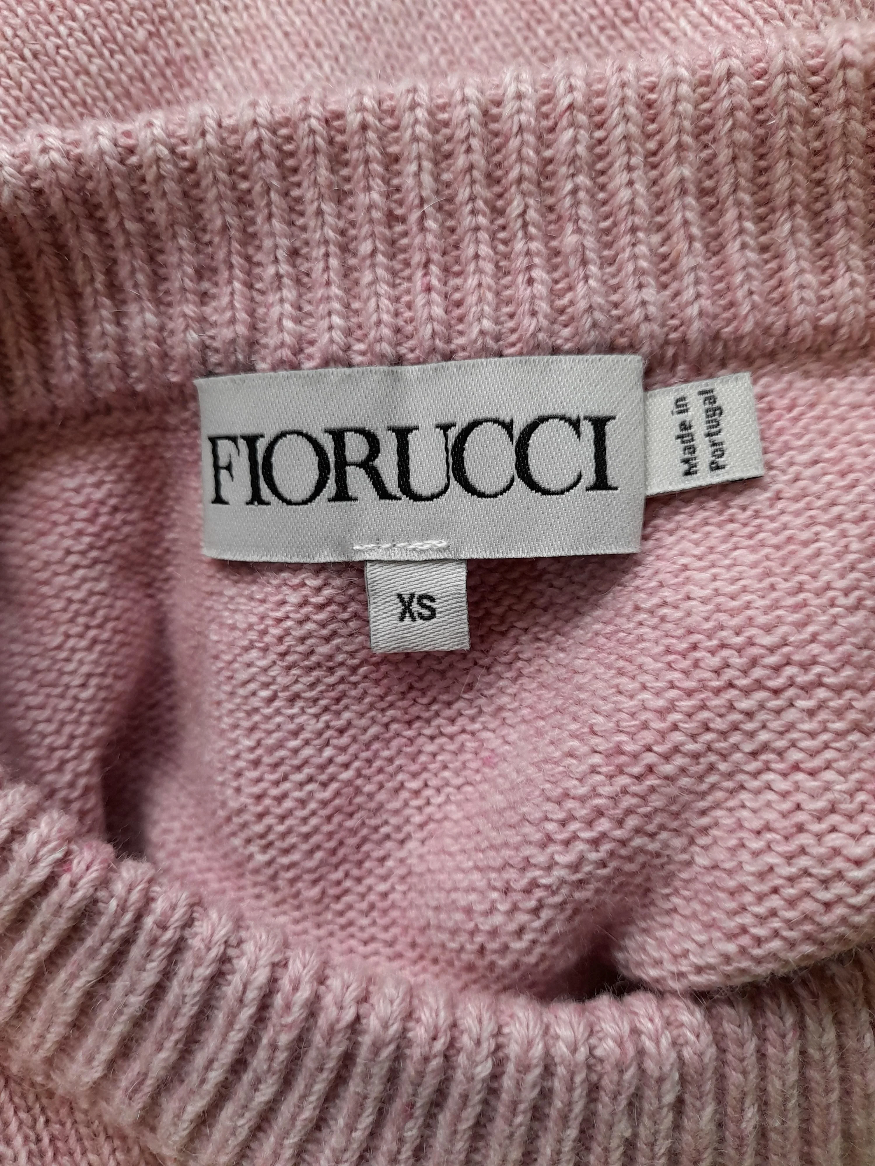 Fiorucci Women's Jumper XS Pink Wool - Image 5