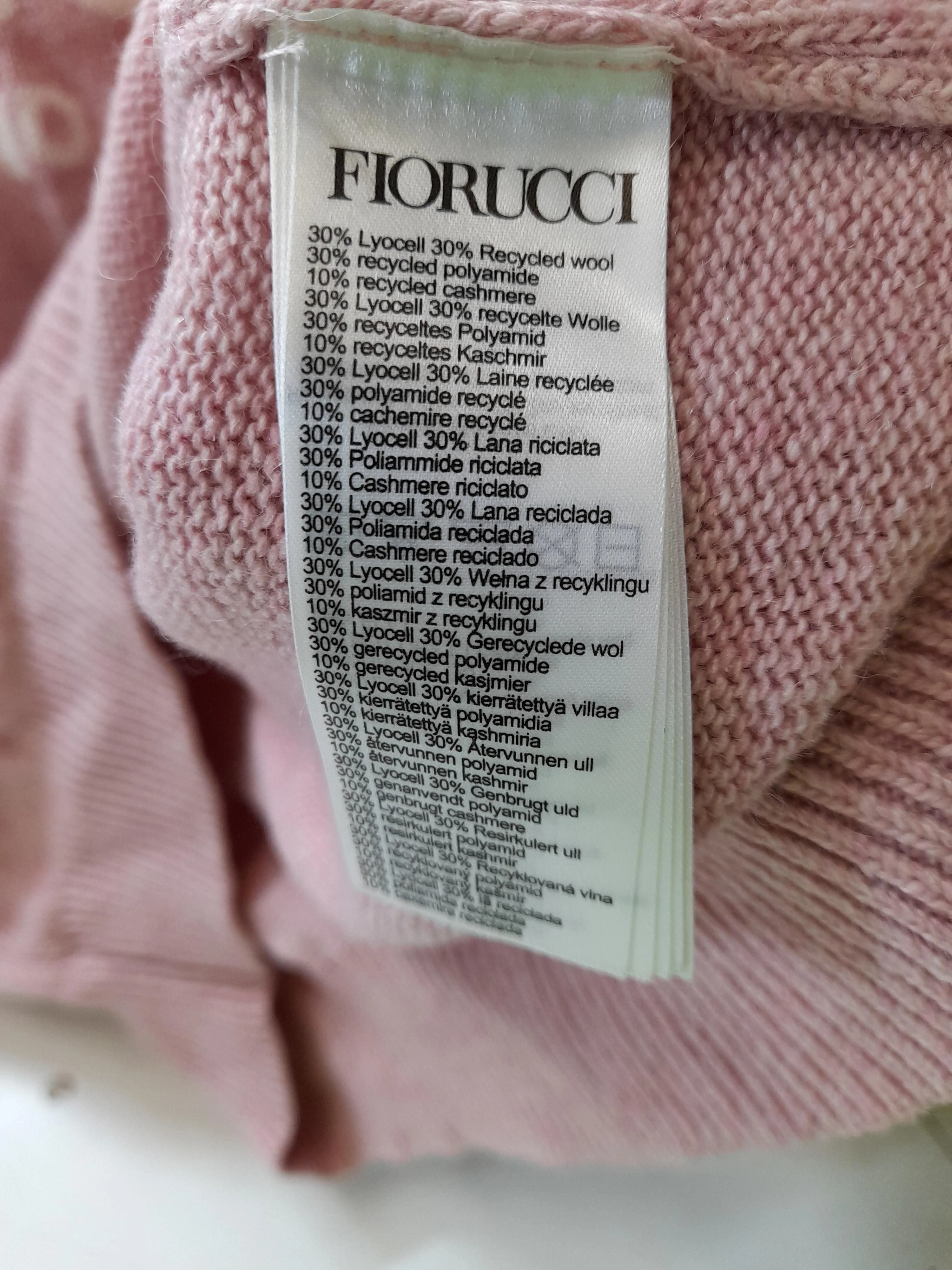 Fiorucci Women's Jumper XS Pink Wool - Image 6