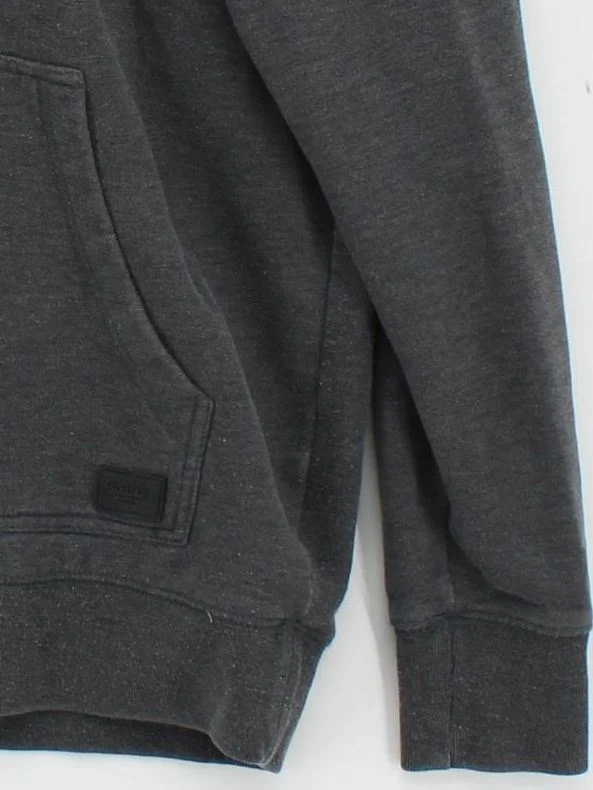 Firetrap Men's Hoodie M Grey Cotton with Polyester Pullover - Image 4