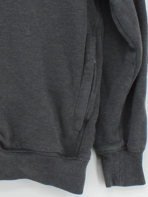 Firetrap Men's Hoodie M Grey Cotton with Polyester Pullover - Image 4