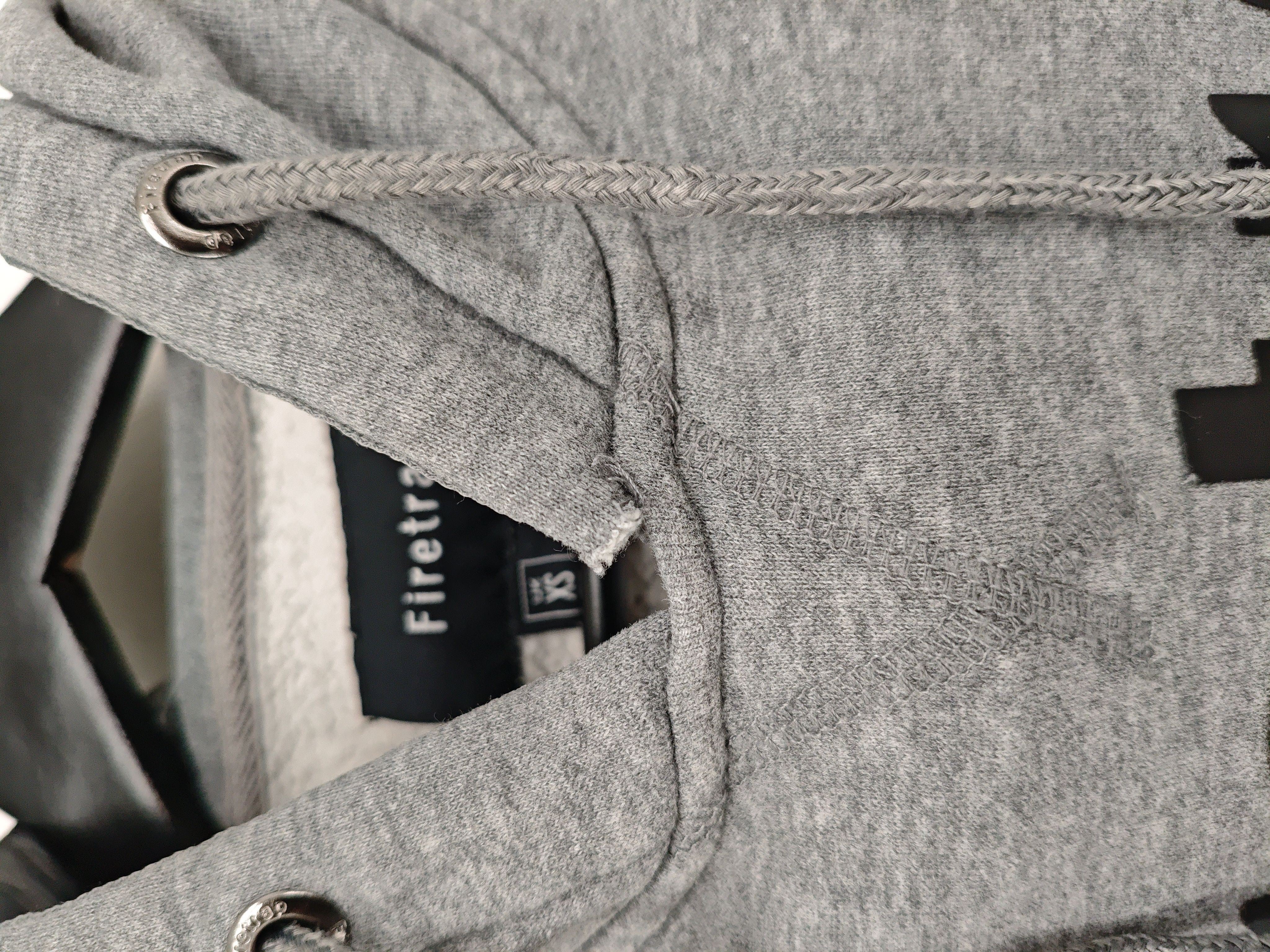 Firetrap Men's Hoodie XS Grey Graphic Cotton with Polyester Pullover - Image 5