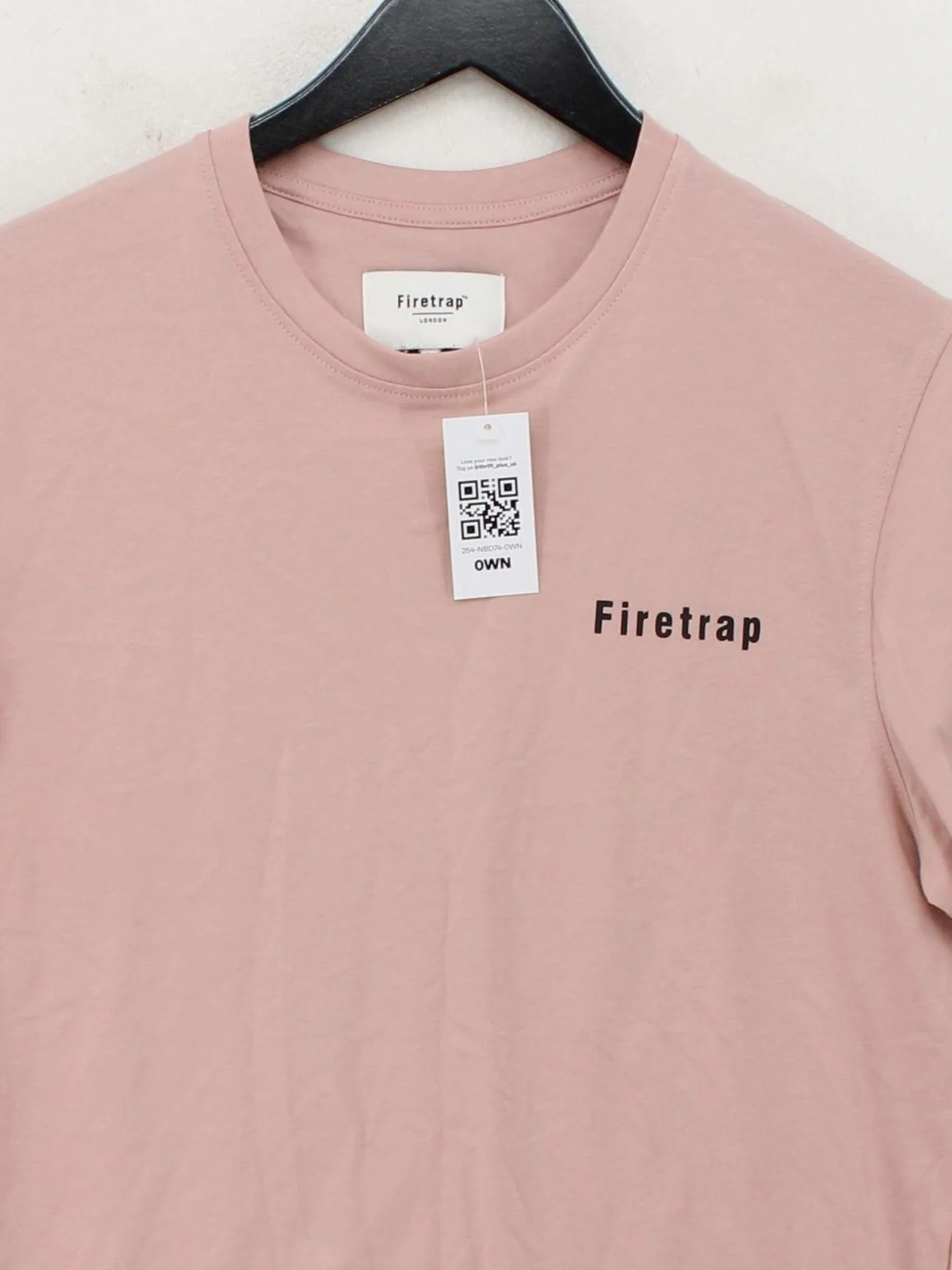 Firetrap Men's T-Shirt M Pink 100% Cotton Basic - Image 3
