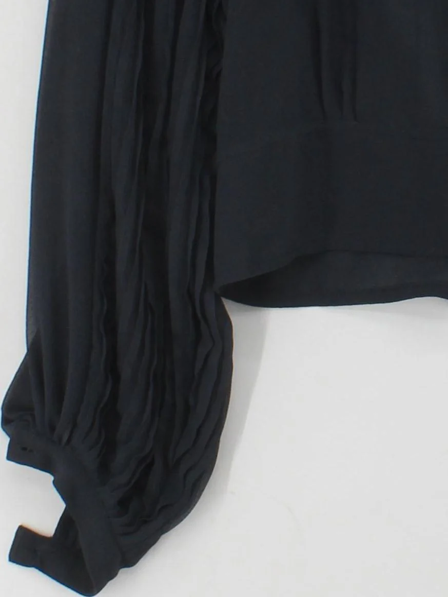 Firetrap Women's Blouse M Black 100% Other Long Sleeve Collared Basic - Image 4