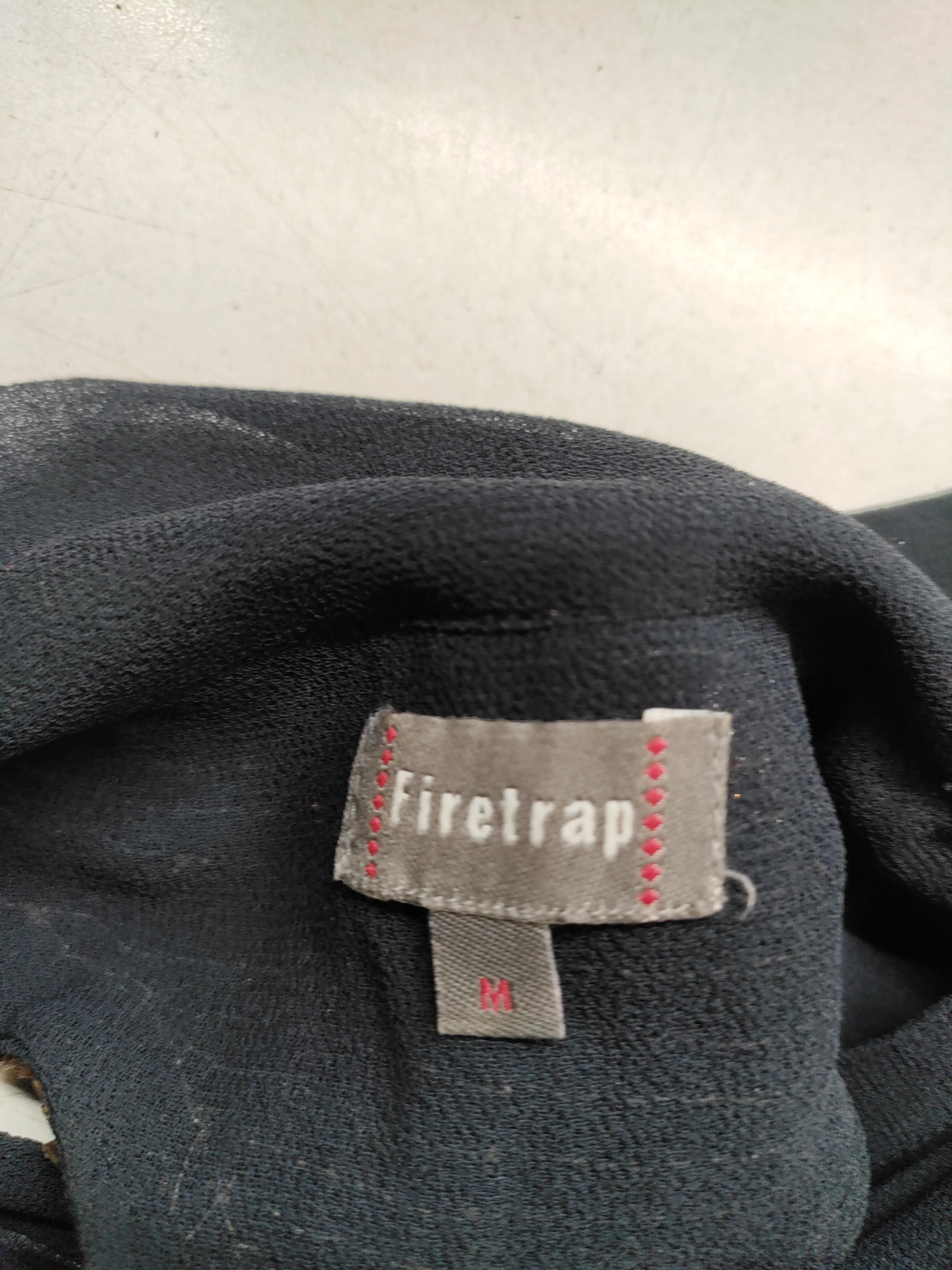 Firetrap Women's Blouse M Black 100% Other Long Sleeve Collared Basic - Image 5