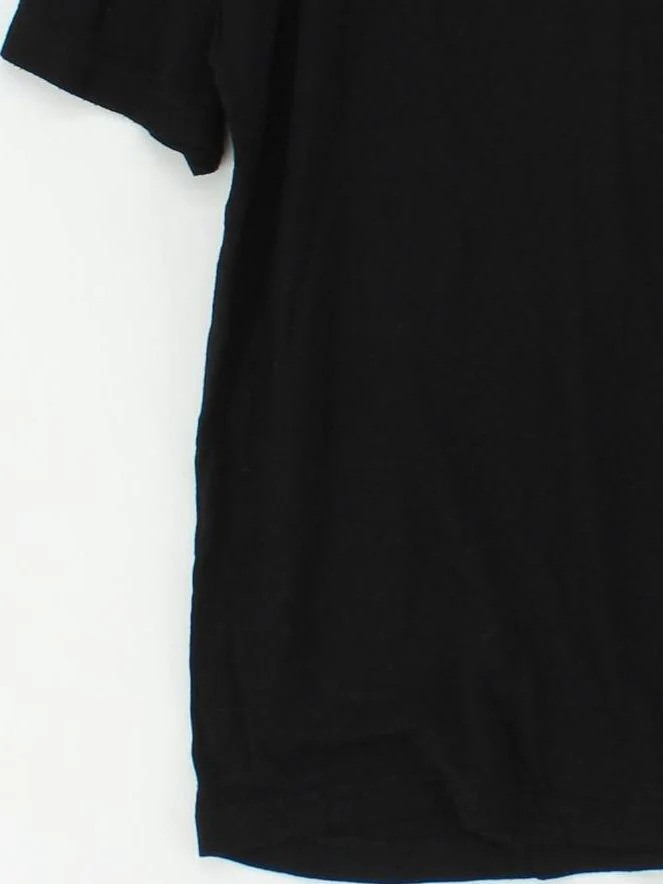 Firetrap Women's T-Shirt L Black 100% Lyocell Modal Short Sleeve V-Neck Basic - Image 4