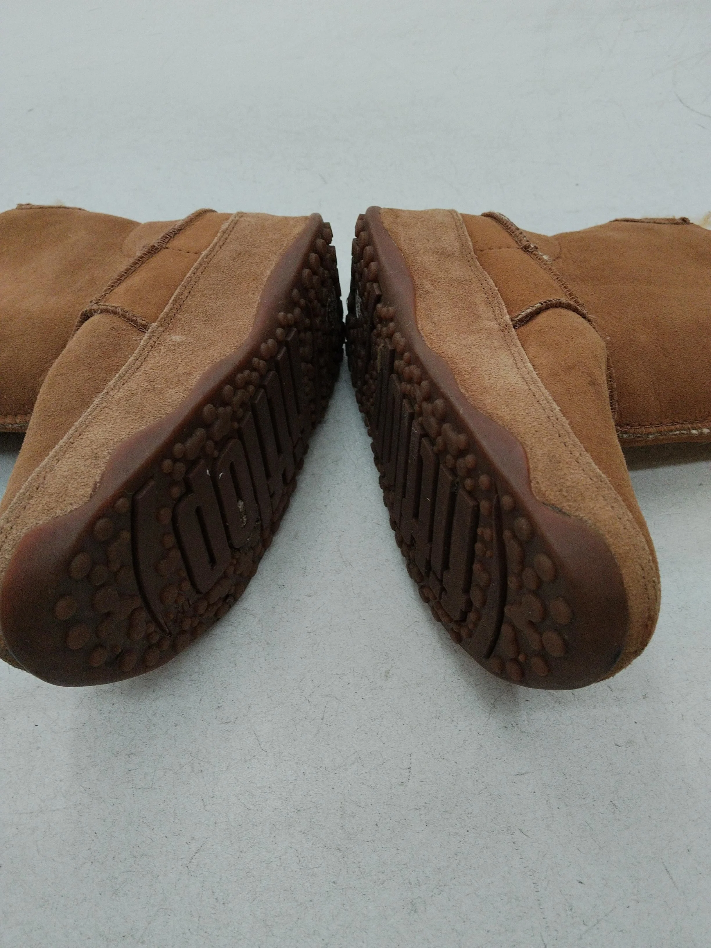 FitFlop Women's Boots UK 2 Tan Suede with Faux Fur Platform - Image 7