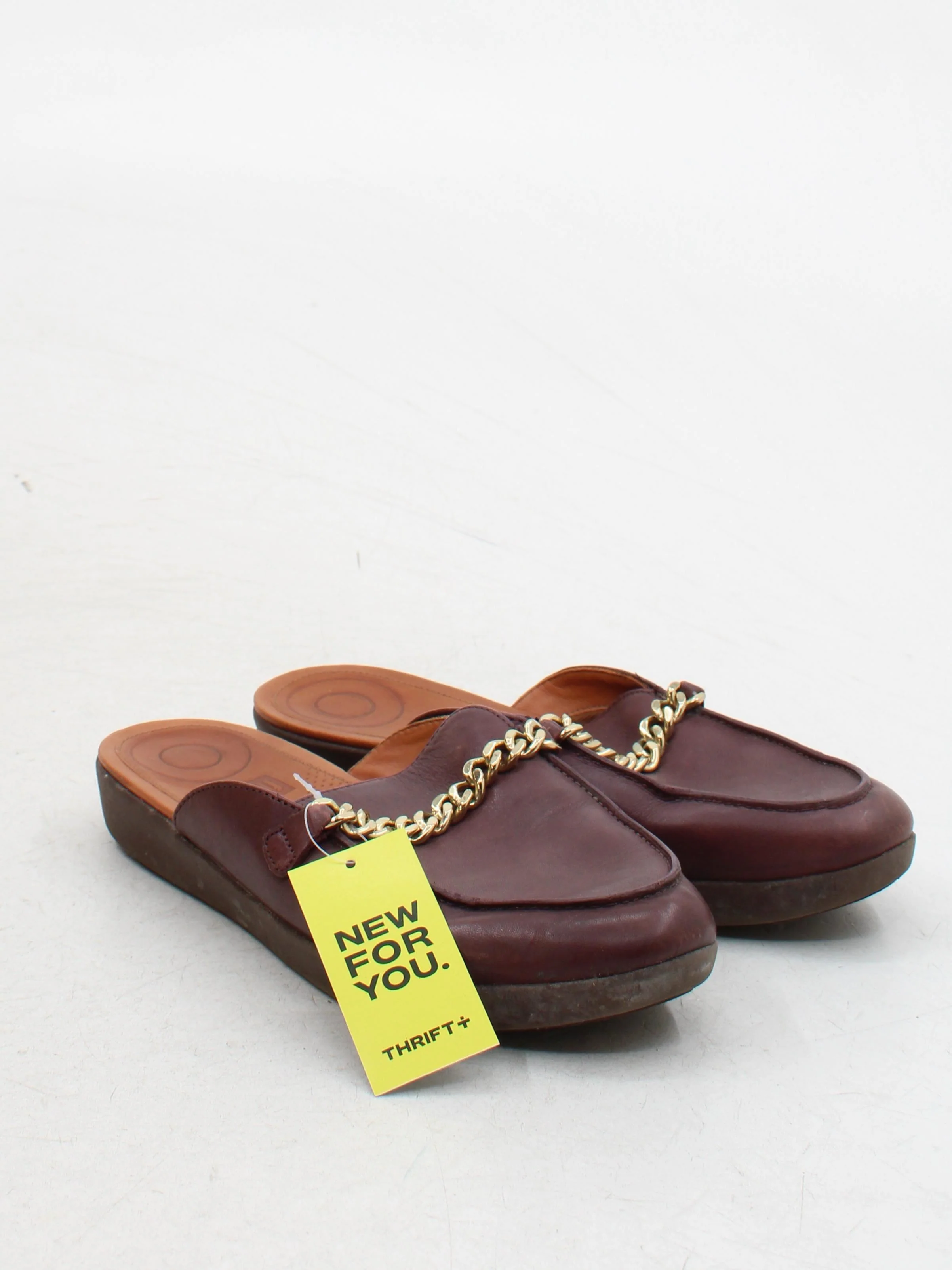FitFlop Women's Flat Shoes UK 5 Brown 100% Leather Loafer - Image 4