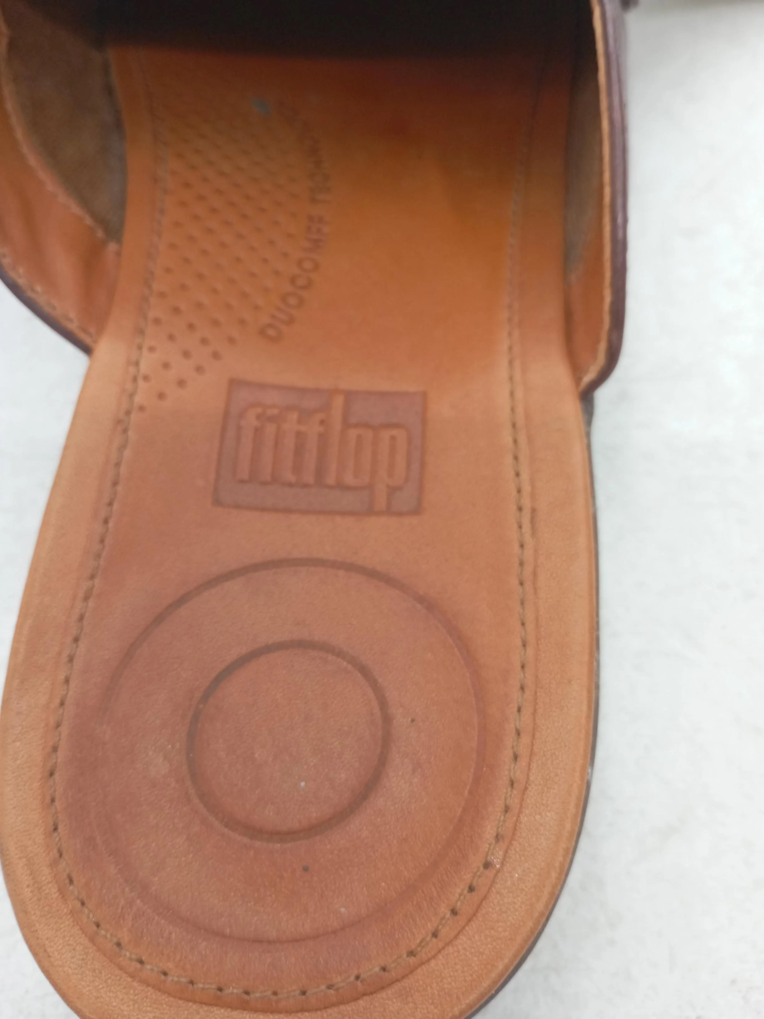 FitFlop Women's Flat Shoes UK 5 Brown 100% Leather Loafer - Image 6