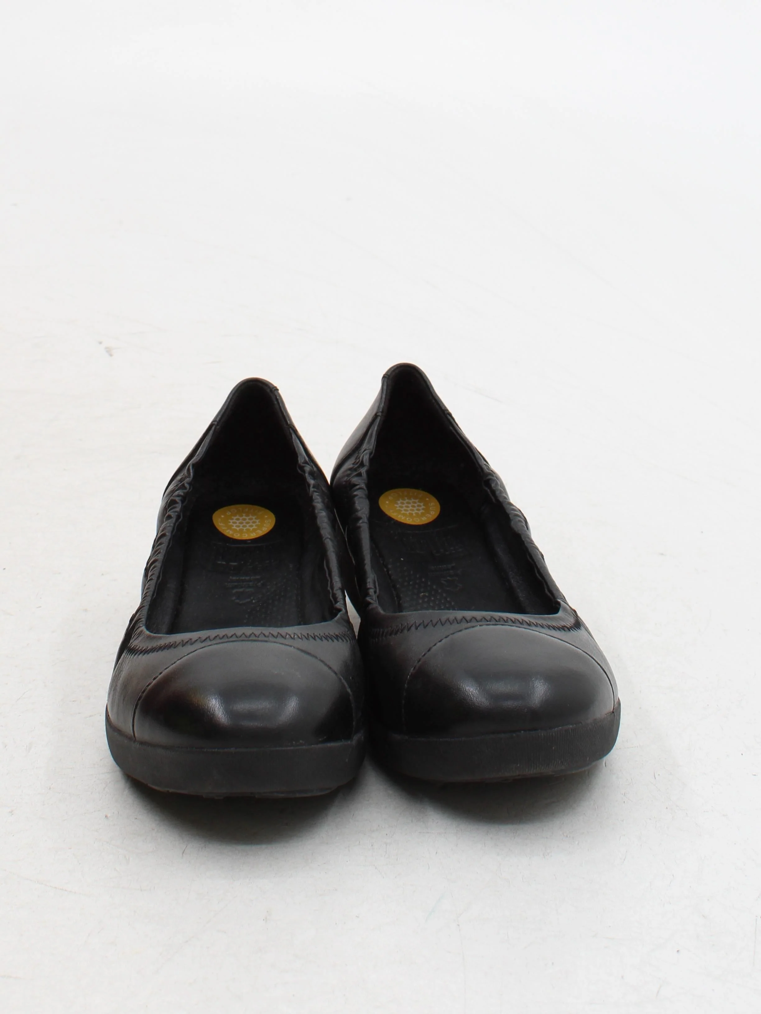 FitFlop Women's Flat Shoes UK 6 Black 100% Leather Ballet - Image 2