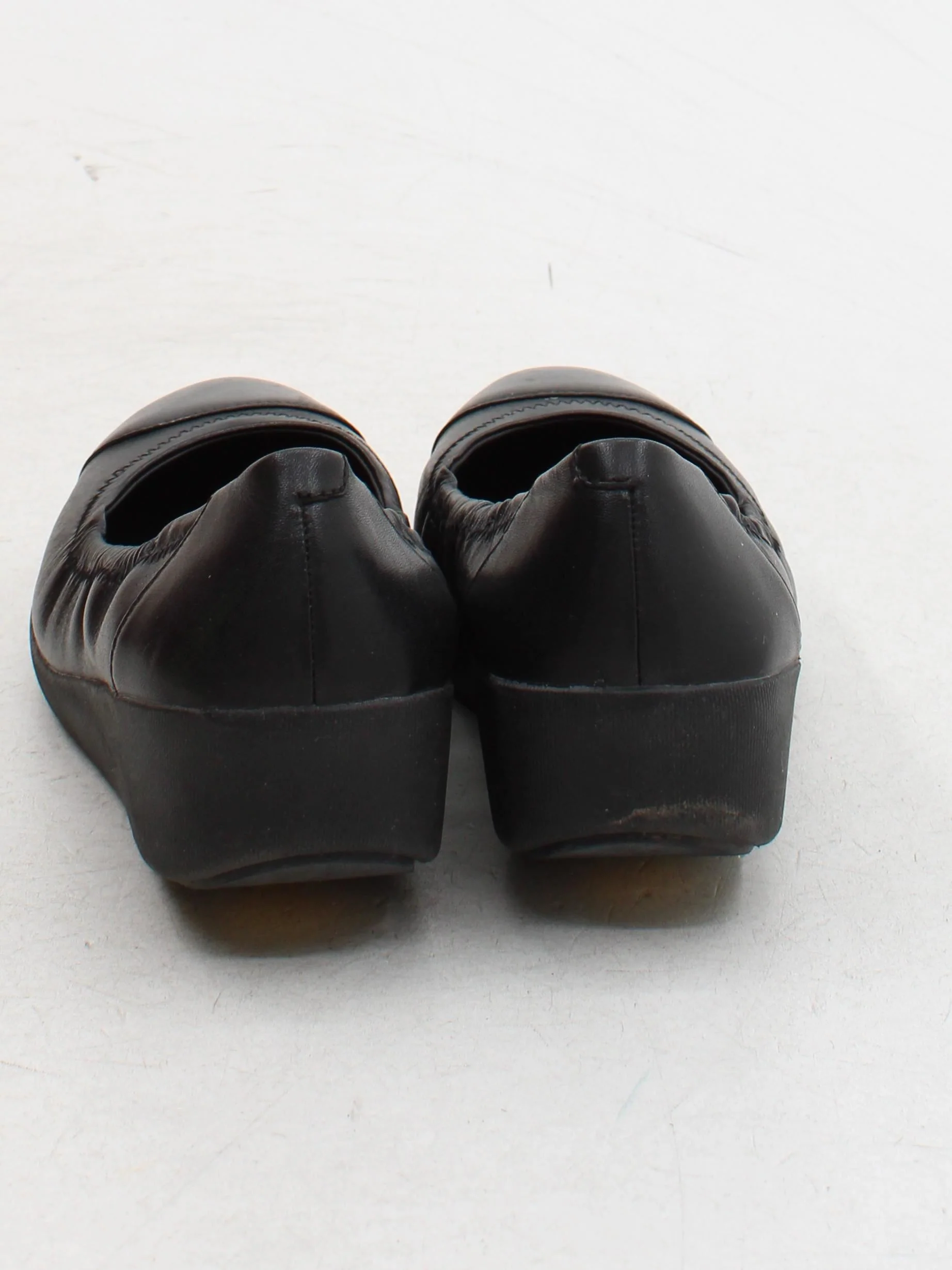 FitFlop Women's Flat Shoes UK 6 Black 100% Leather Ballet - Image 3