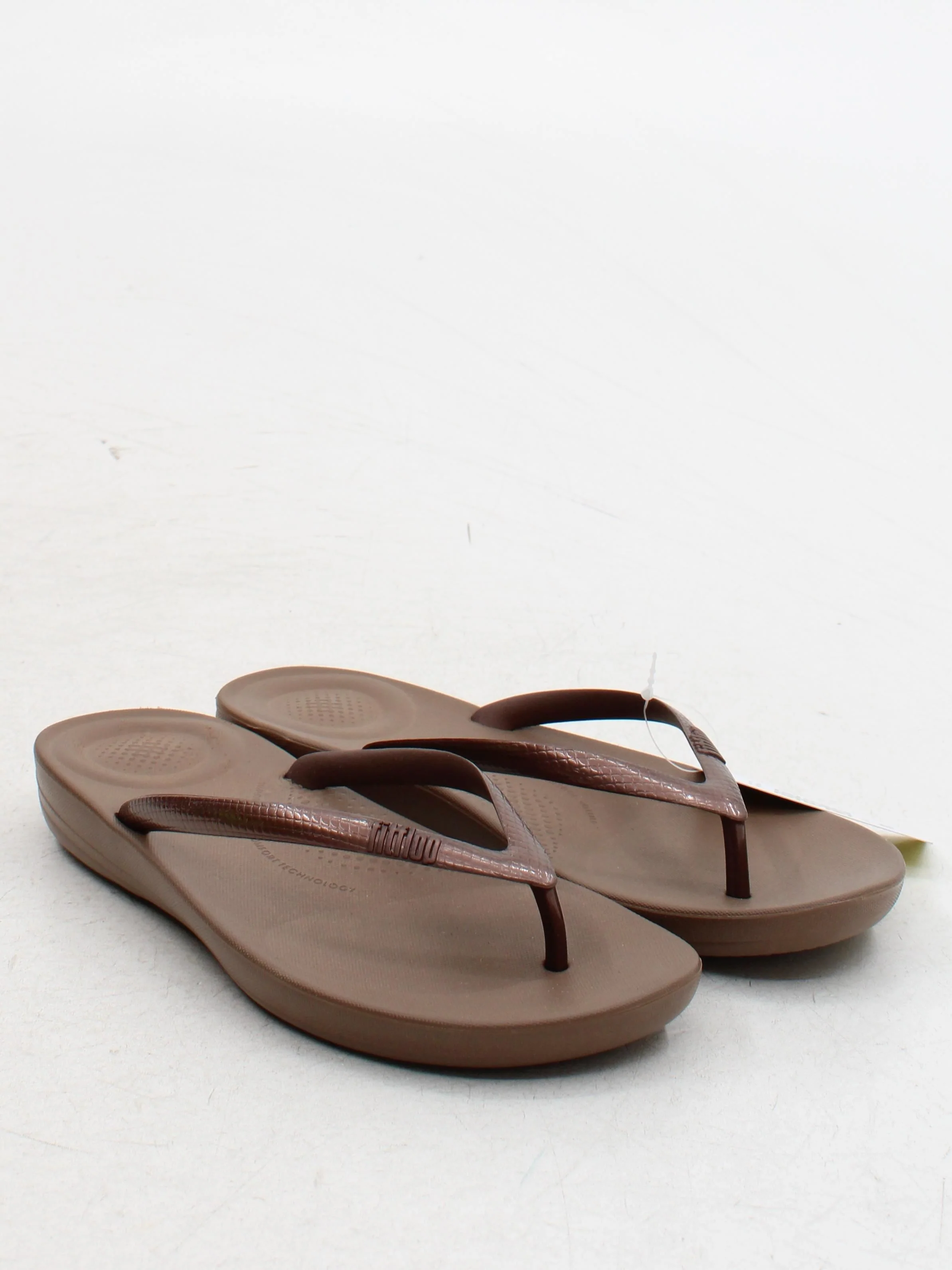 FitFlop Women's Sandals UK 6 Brown 100% Other Flip-Flop - Image 4