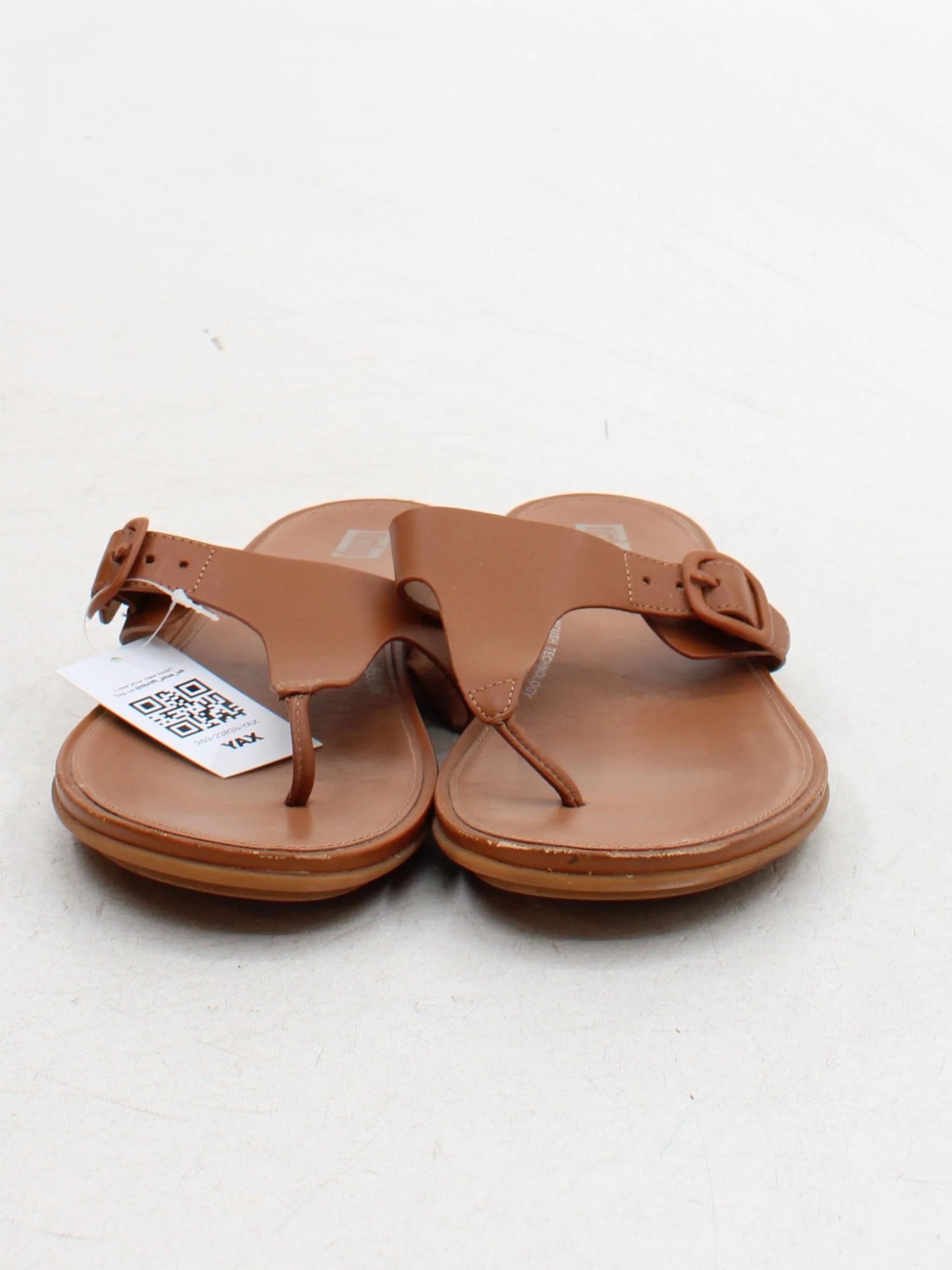 FitFlop Women's Sandals UK 9 Tan 100% Leather Flip-Flop - Image 2