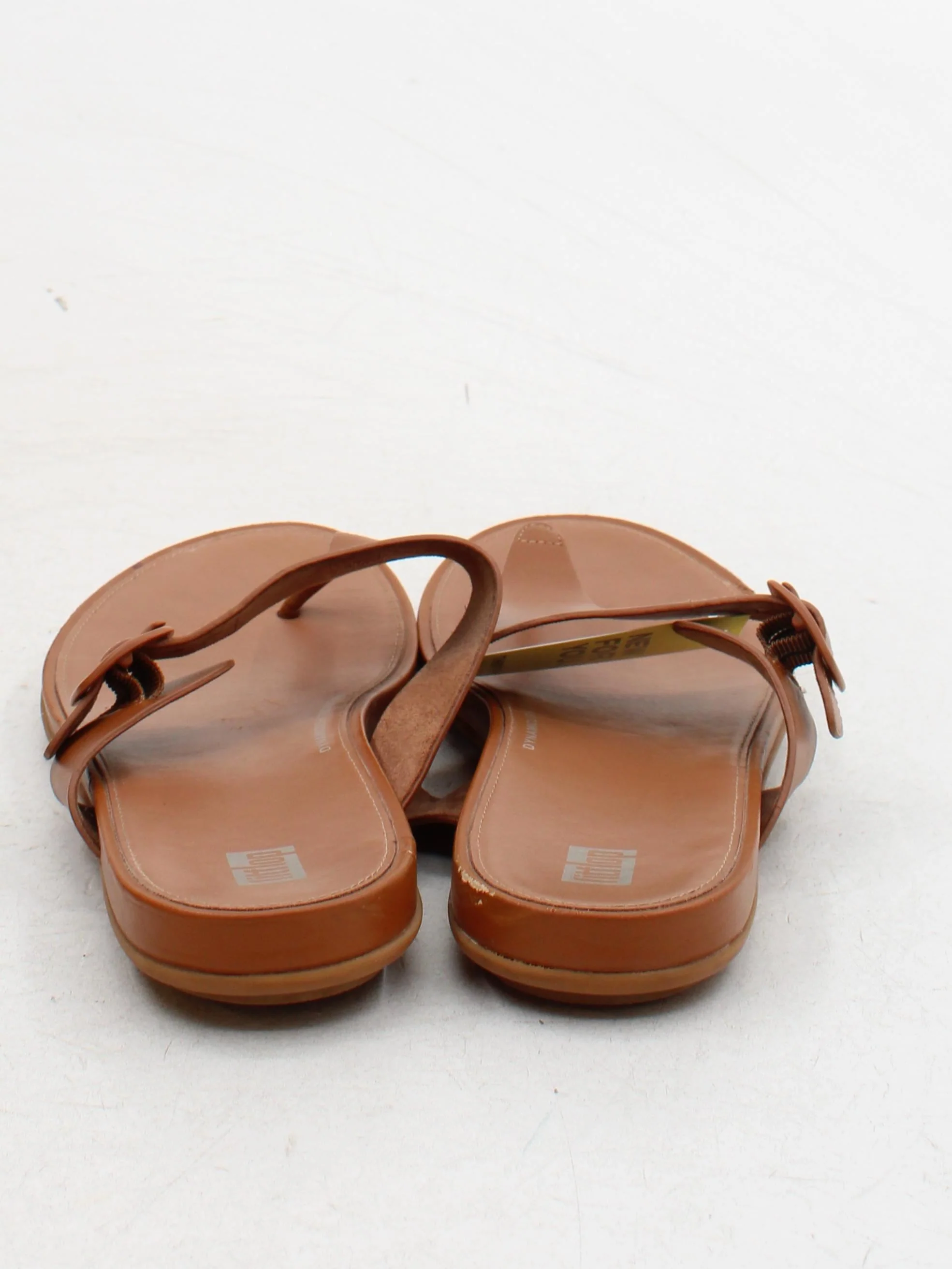 FitFlop Women's Sandals UK 9 Tan 100% Leather Flip-Flop - Image 3