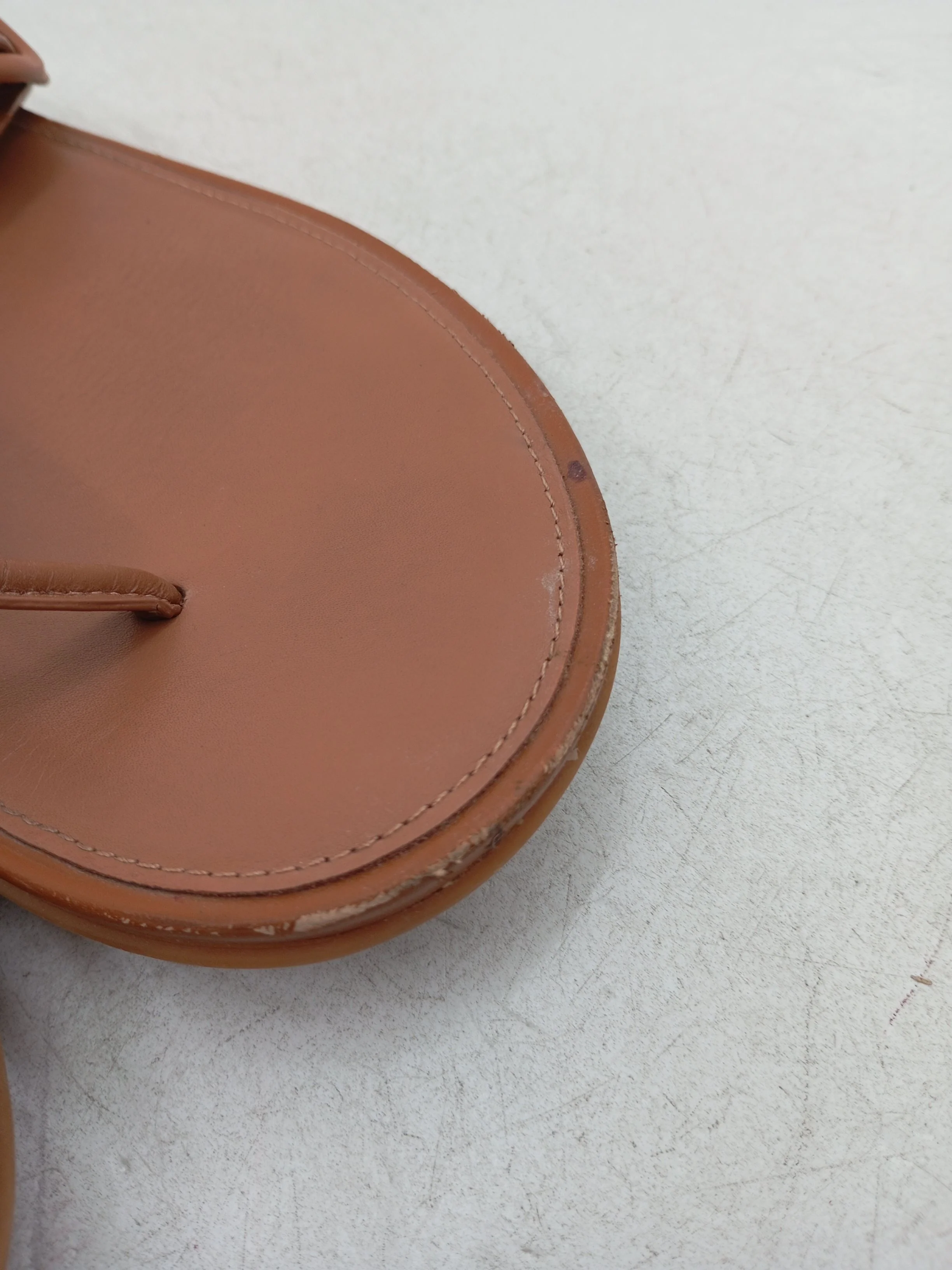 FitFlop Women's Sandals UK 9 Tan 100% Leather Flip-Flop - Image 8