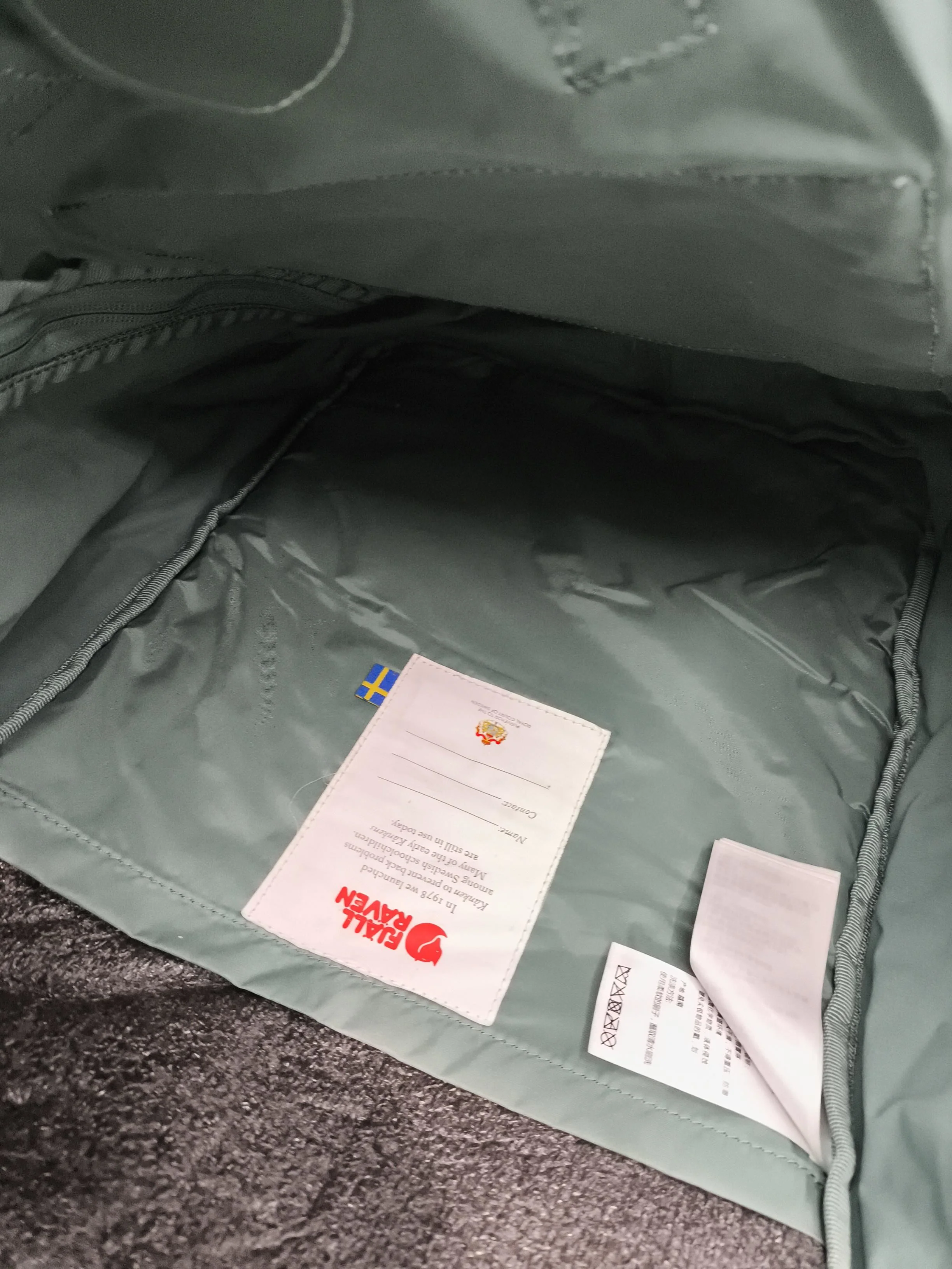 Fjallraven Men's Bag Green 100% Nylon Backpack - Image 4